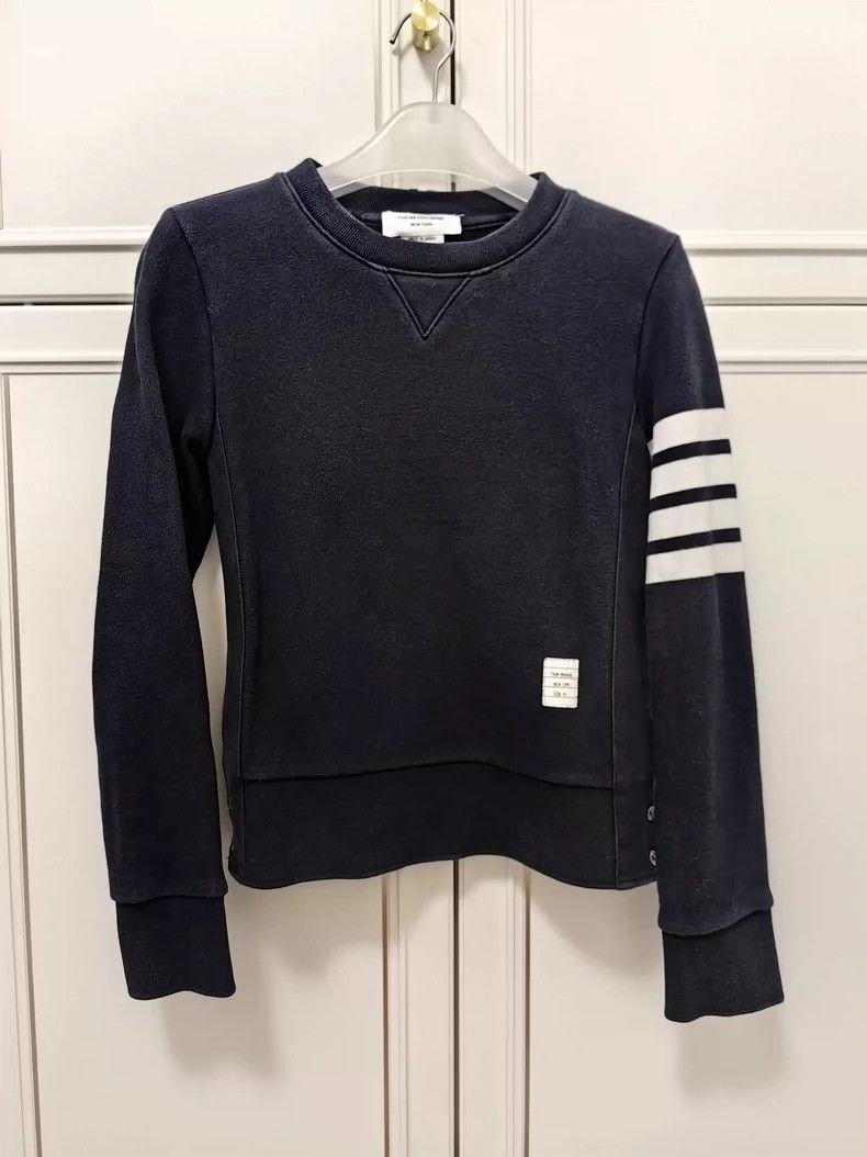 Thom Browne Thom Browne Blue hoodie Size M / US 6-8 / IT 42-44 - 1 Thumbnail