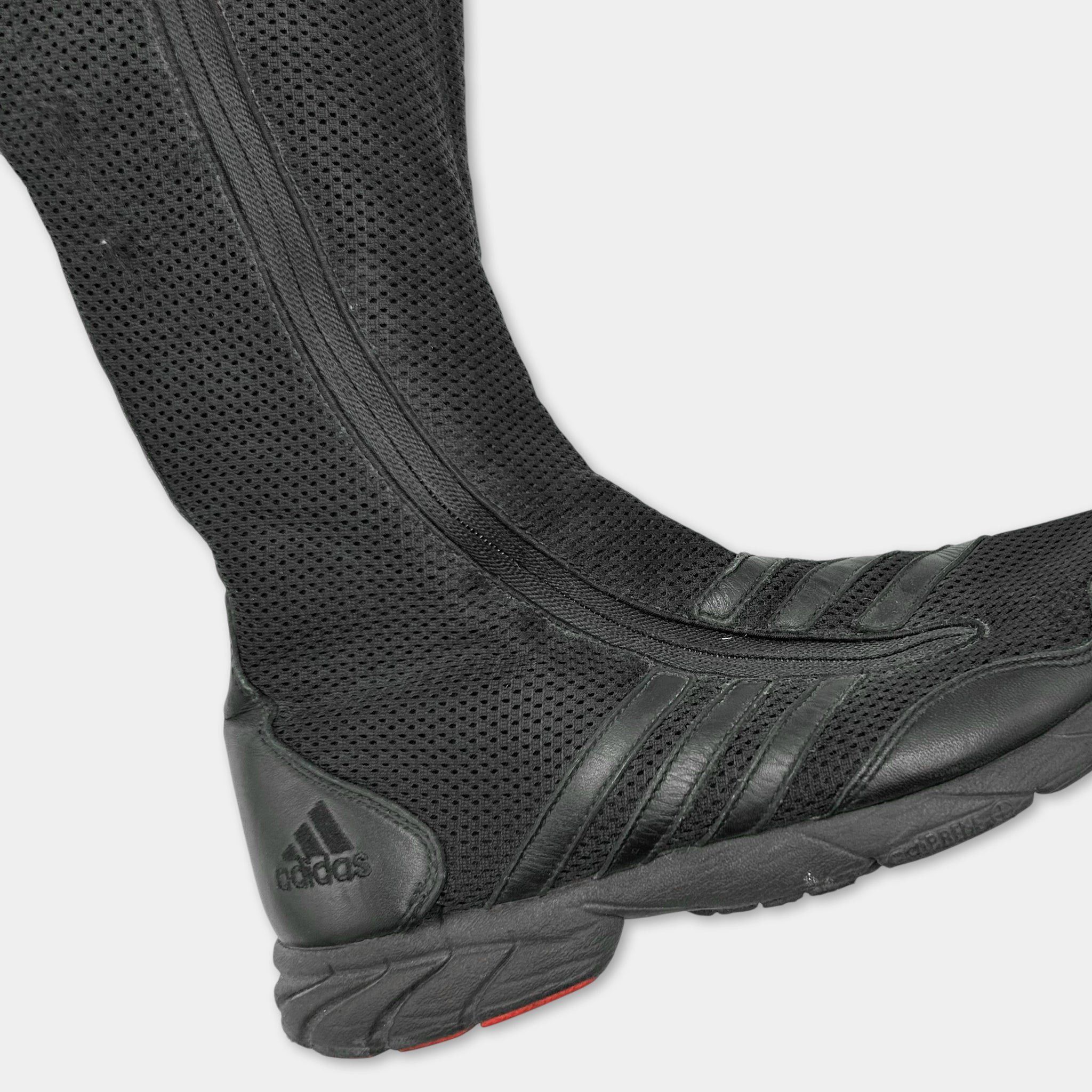 Yohji Yamamoto Adidas x Y-3 Yohji Yamamoto "Regu" Mesh High-Top Knee Boots Size US 7.5 / IT 37.5 - 2 Thumbnail