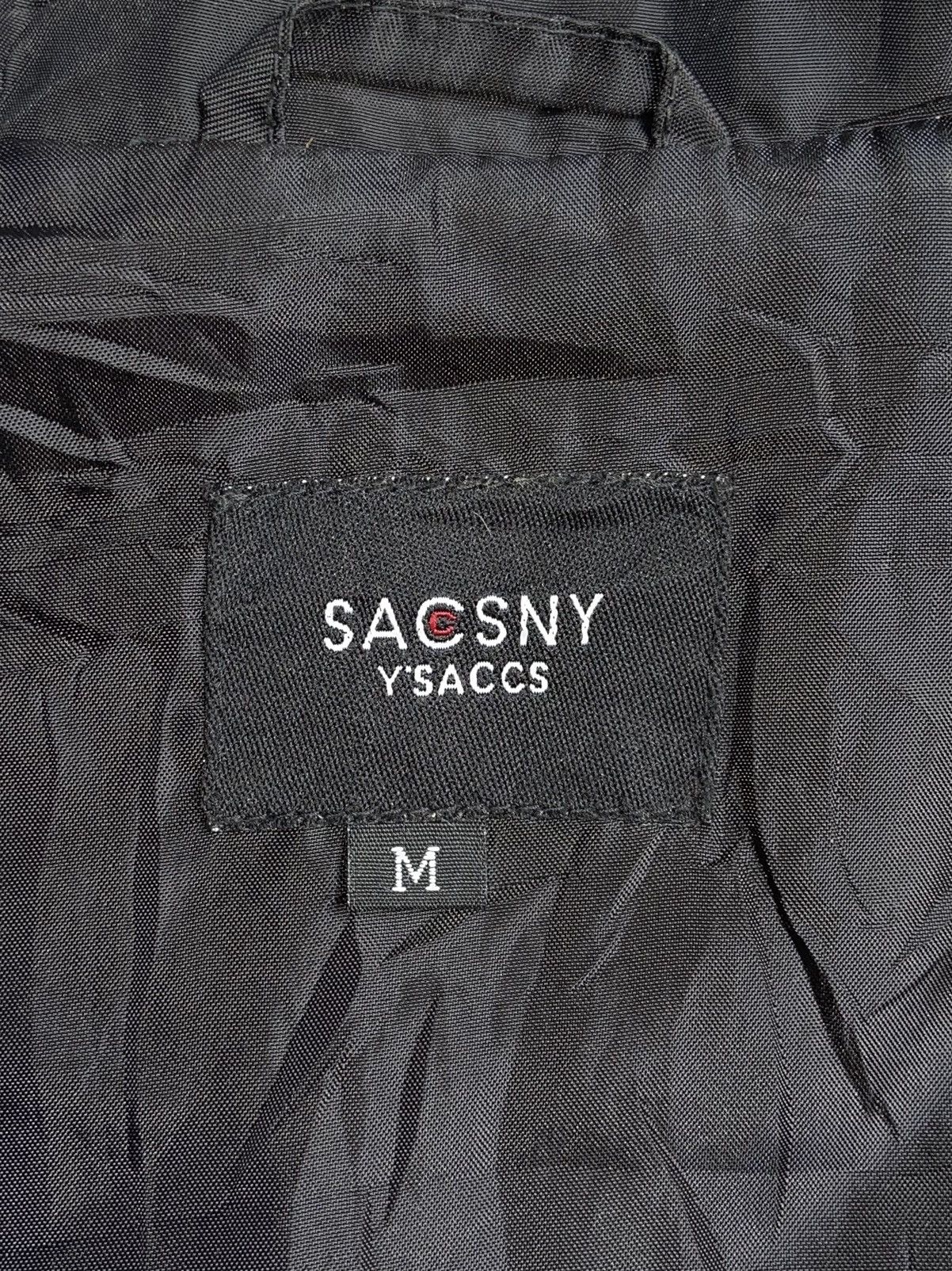Yohji Yamamoto SACSNY Y’SACCS Black Bombers Jacket Size US M / EU 48-50 / 2 - 11 Thumbnail