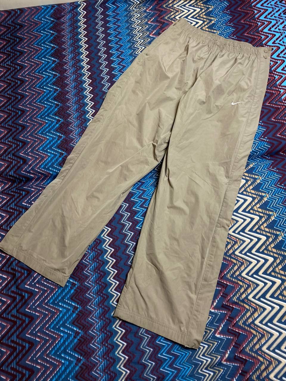Nike × Vintage Nike Vintage Pants Baggy Sweatpants Drill Japanese Hype Y2K Size US 30 / EU 46 - 14 Thumbnail
