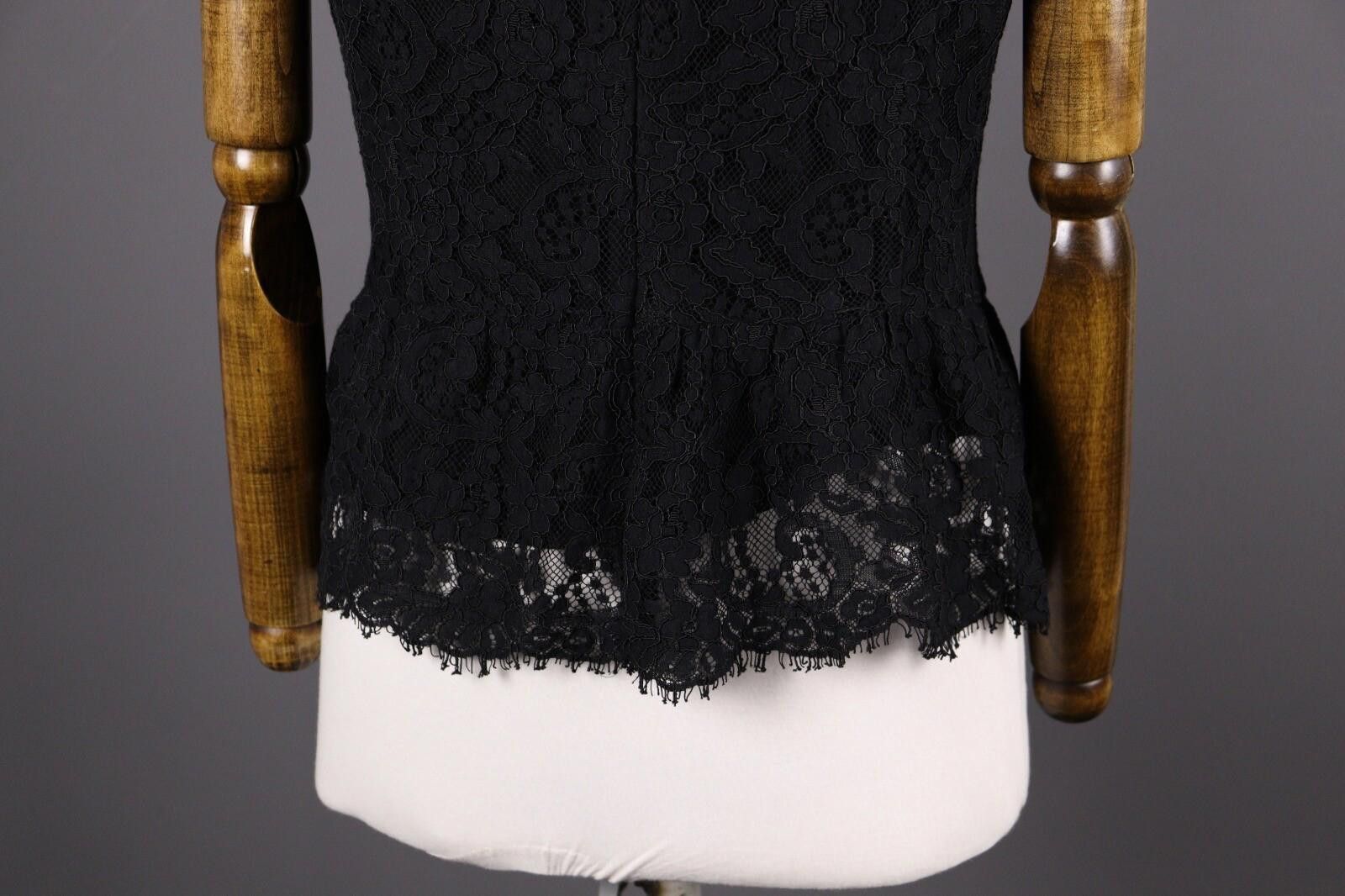 Lauren Ralph Lauren Lauren Ralph Lauren Black Floral Embroidered Shirt Blouse 6 Size M / US 6-8 / IT 42-44 - 8 Thumbnail