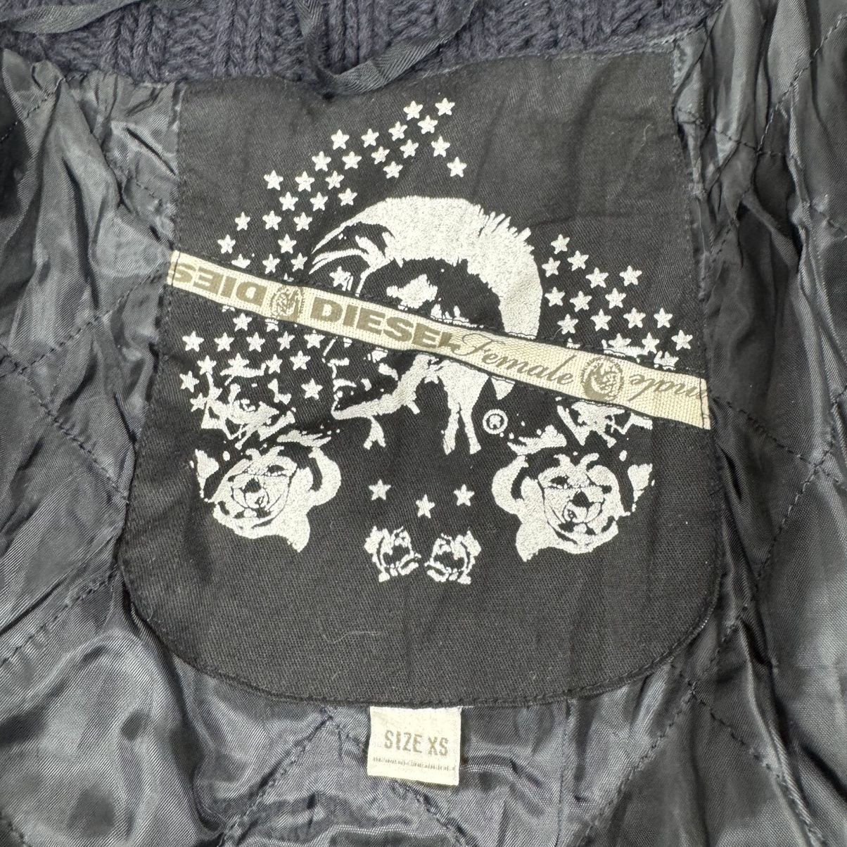 Diesel 🔥DIESEL FEMALE KNITWEAR TURTLENECK JACKET Size XS / US 0-2 / IT 36-38 - 12 Thumbnail