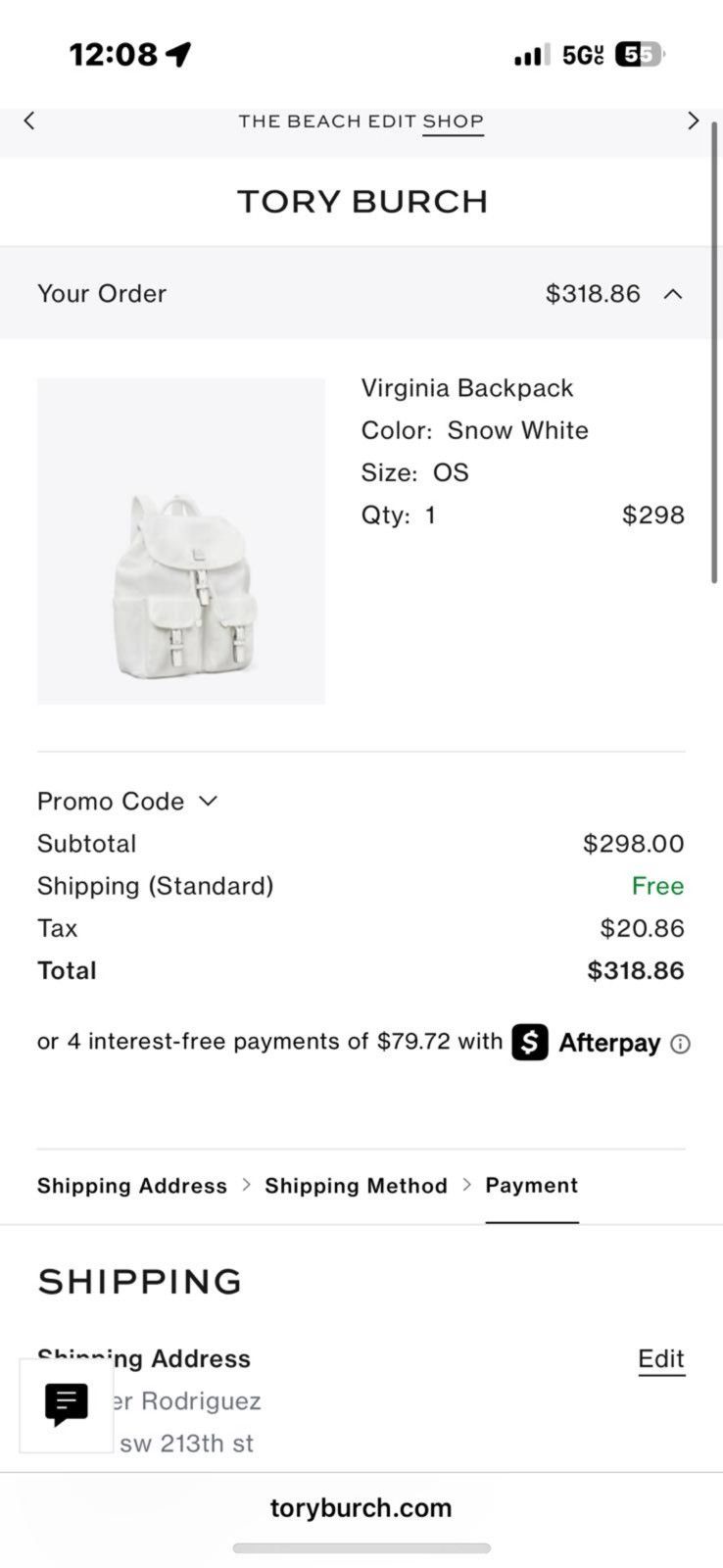 Tory Burch Tory burch Virginia Backpack Size ONE SIZE - 2 Thumbnail