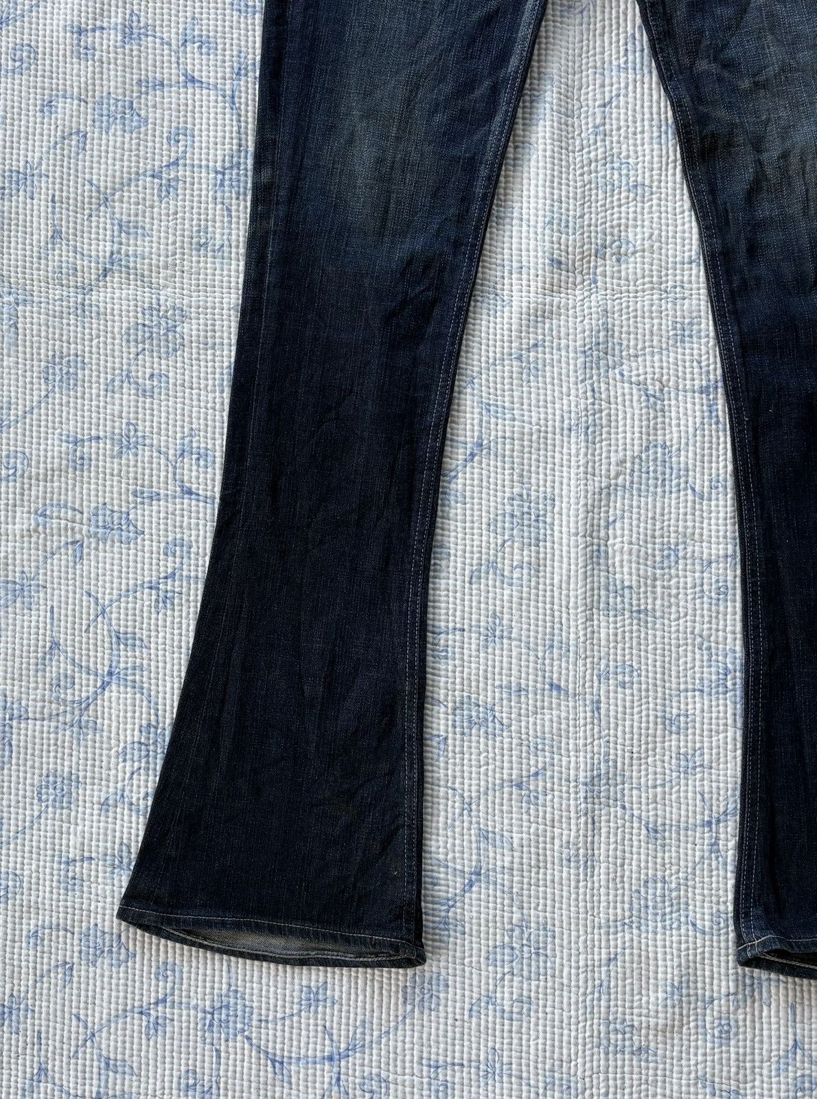 SLY Japanese SLY Glamour Guarented Streetwear Flared Denim Size US 31 - 5 Thumbnail