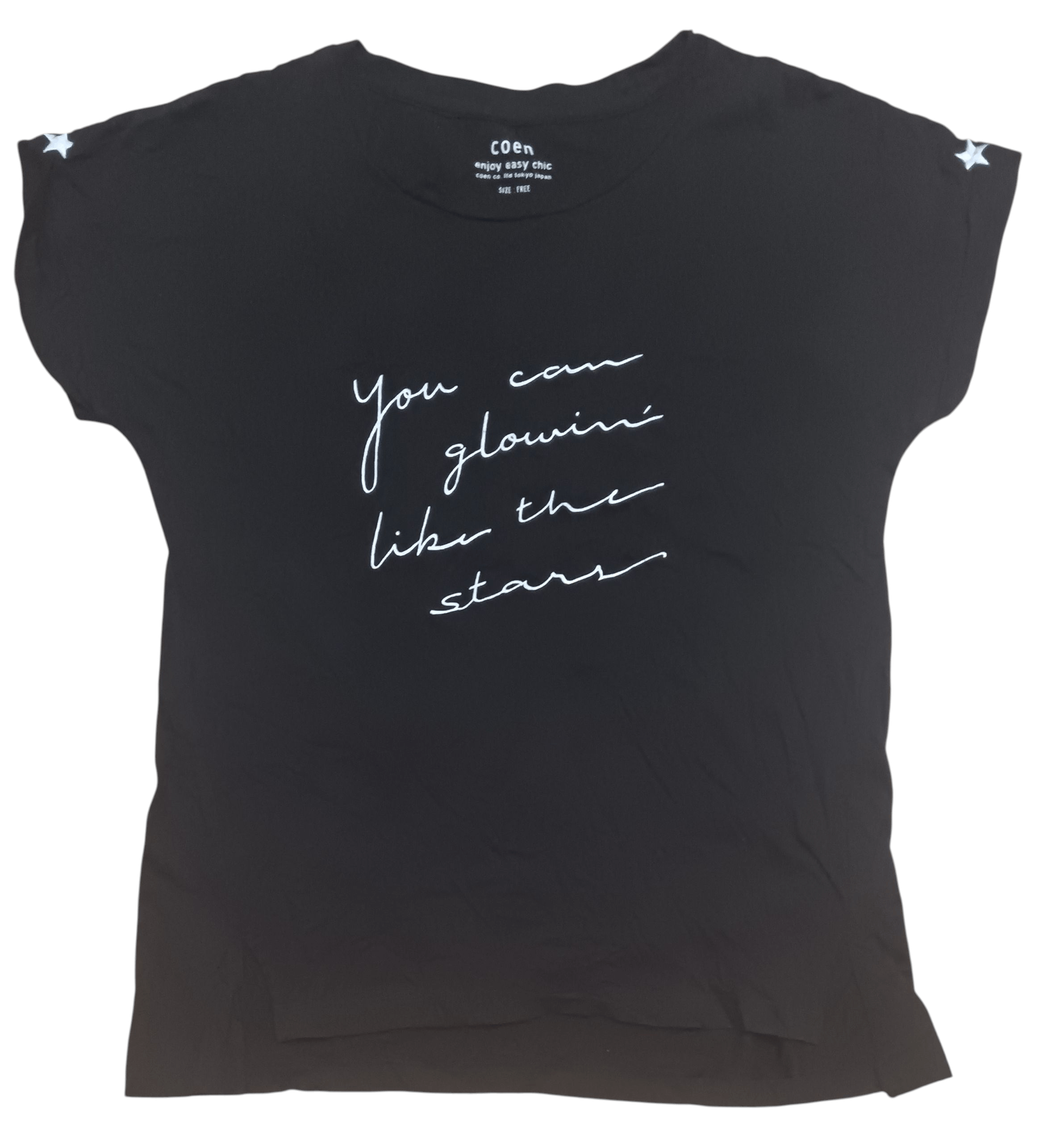 Japanese Brand COEN EMBROIDERED STAR POEM SHIRT Size M / US 6-8 / IT 42-44 - 1 Thumbnail
