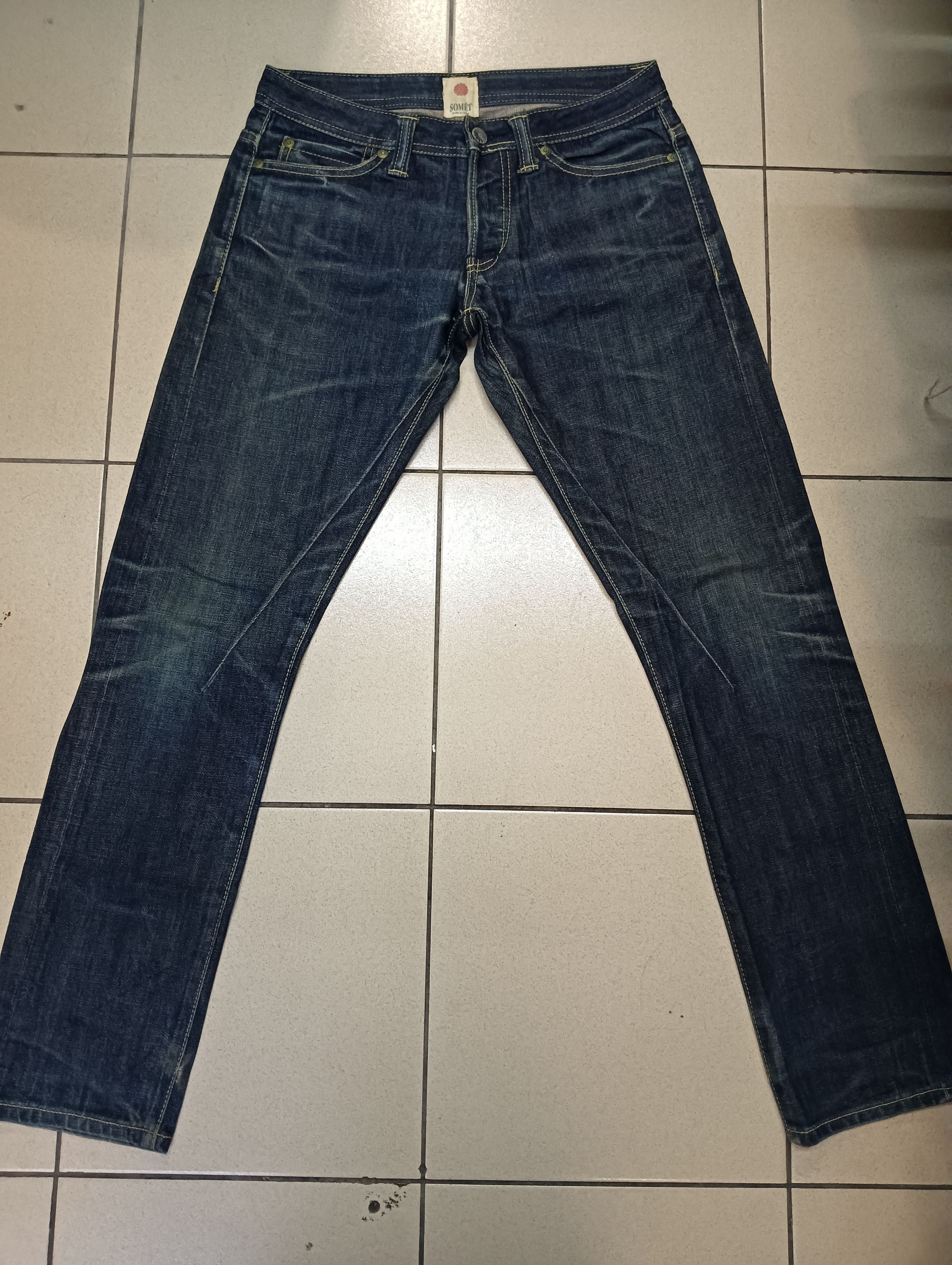 Japanese Brand SOMET SELVEDGE DENIM Size US 27 - 1 Thumbnail