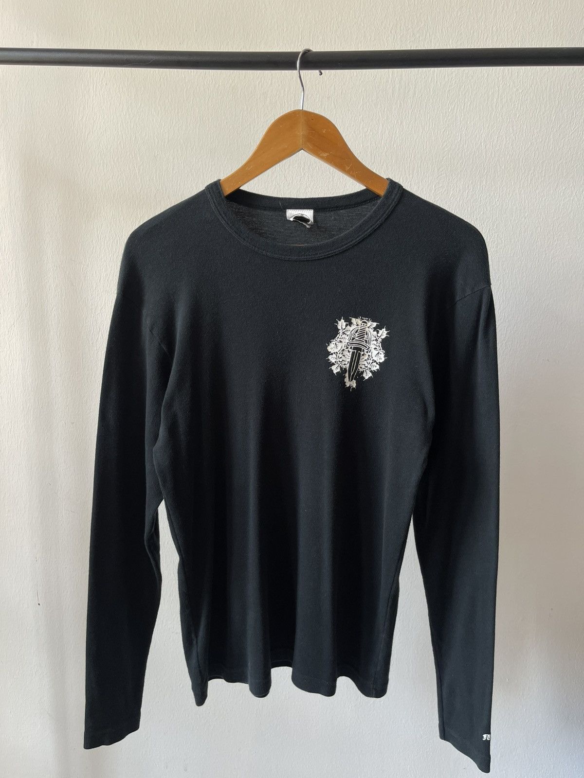 CHROME HEARTS ブラック 長袖カットソー　90s Chrome Hearts 90s Chrome Hearts Long Sleeve Tee | Grailed