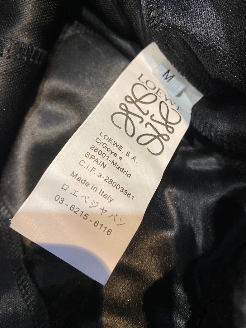Loewe LOEWE sizeM Black comfortable quick-dry fabric letter LOGO Size 27" / US 4 / IT 40 - 4 Thumbnail