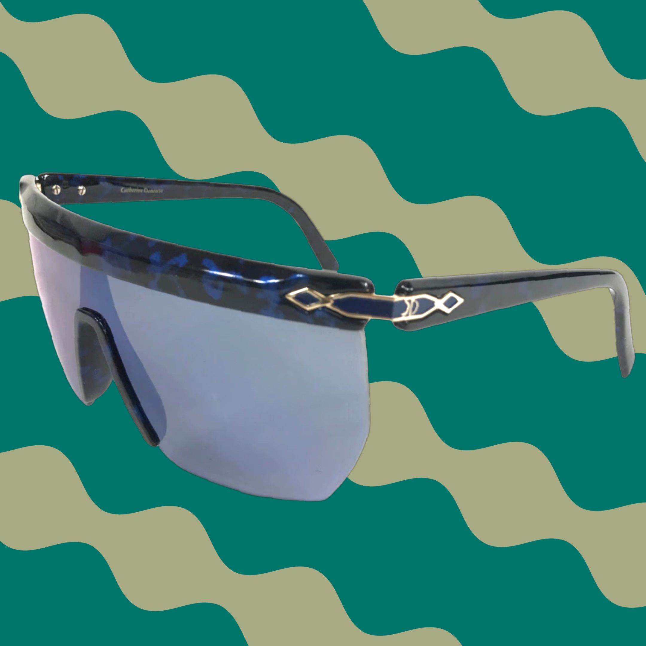 Vintage VINTAGE Catherine Deneuve Sunglasses CD-011 COL.BLD  display picture 2