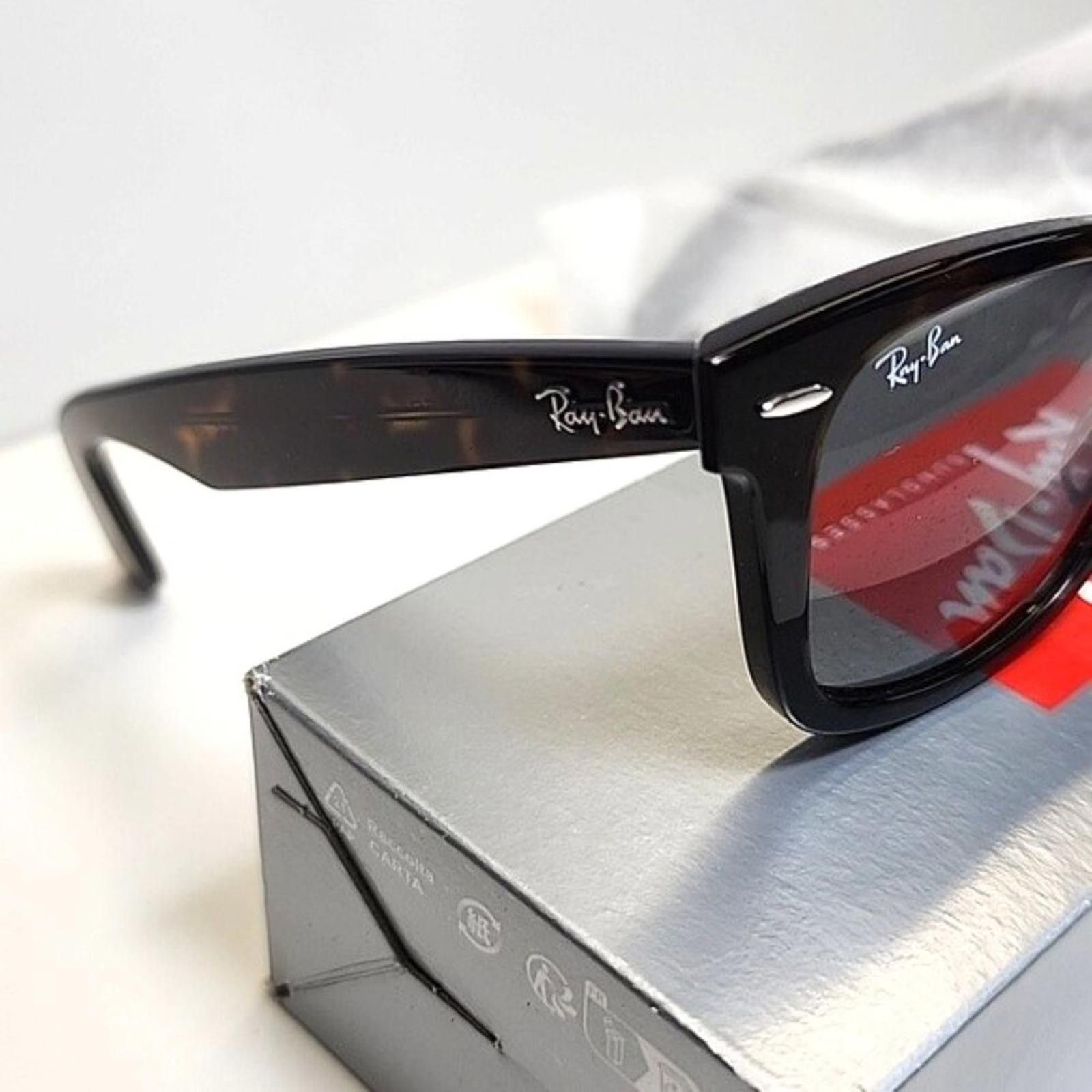 RayBan Ray-Ban RB2140 Wayfarer Sunglasses 50-22 mm - Unisex Size ONE SIZE - 7 Thumbnail