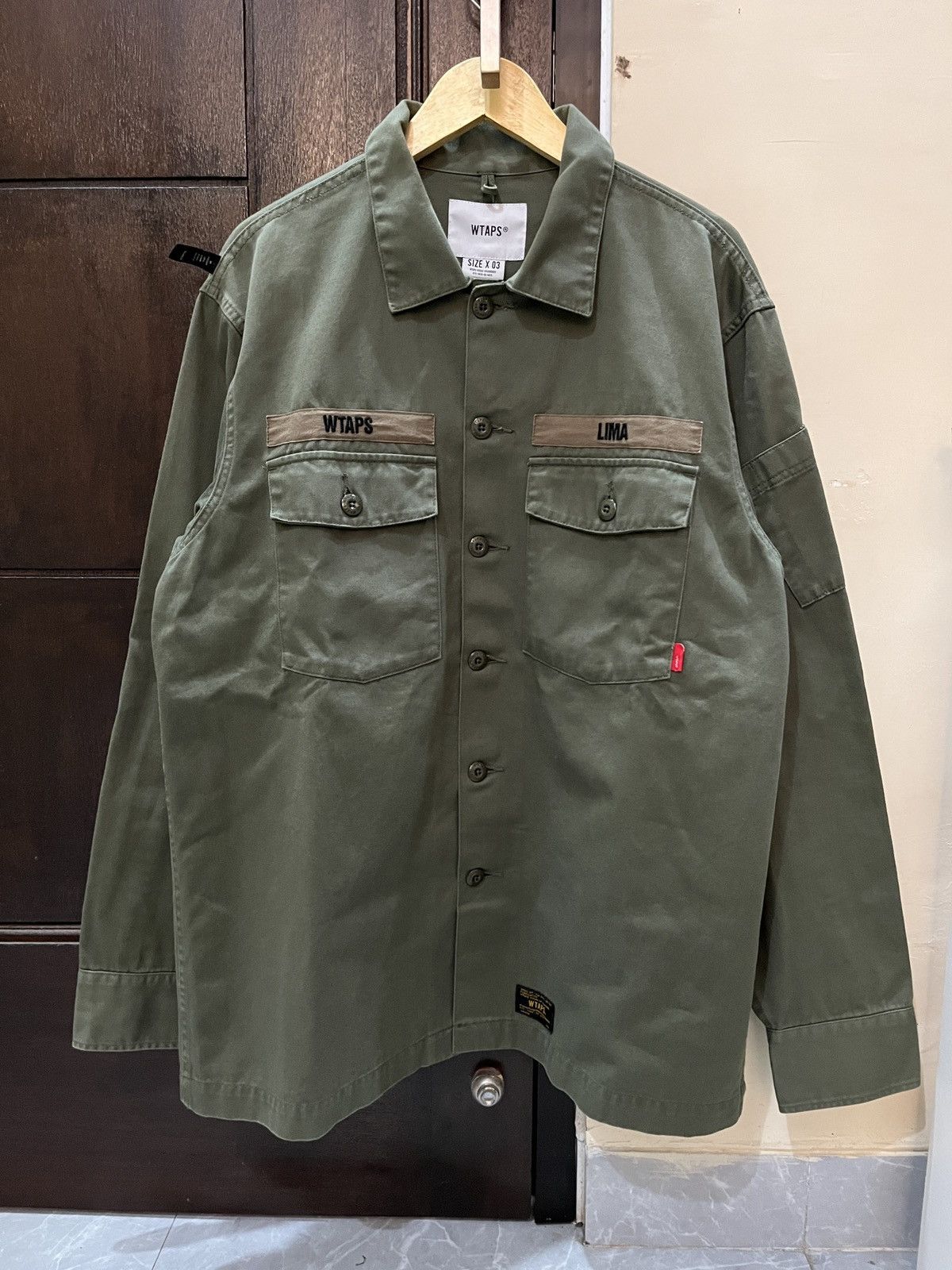 Wtaps WTAPS BUDS LS SHIRT COTTON SATIN 17SS - LIMA | Grailed