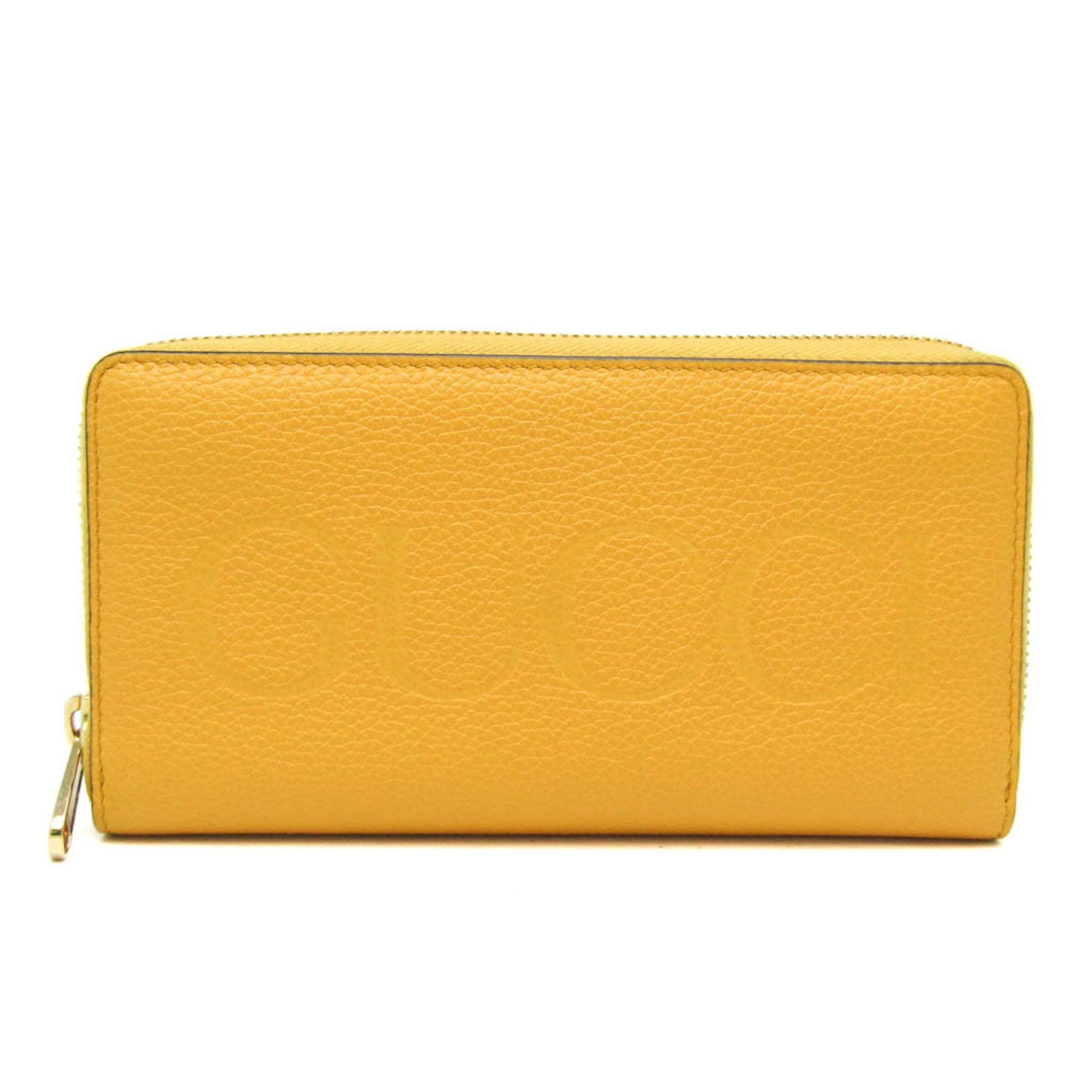 Gucci Gucci Logo 658691 Women,Men Leather Long Wallet (bi-fold) Yellow Size ONE SIZE - 1 Thumbnail