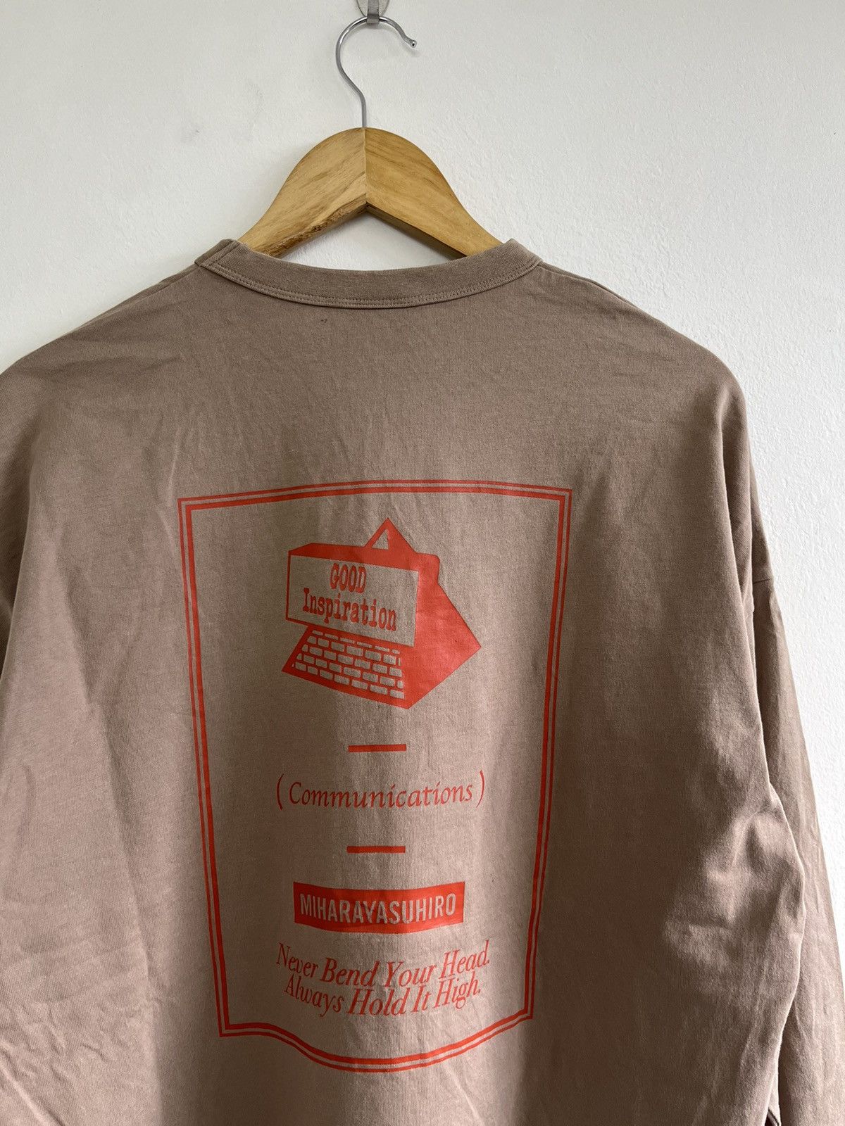 GU × Maison MIHARA YASUHIRO Miharayasuhiro x GU Poem Longsleeve Tshirt Size US M / EU 48-50 / 2 - 2 Thumbnail
