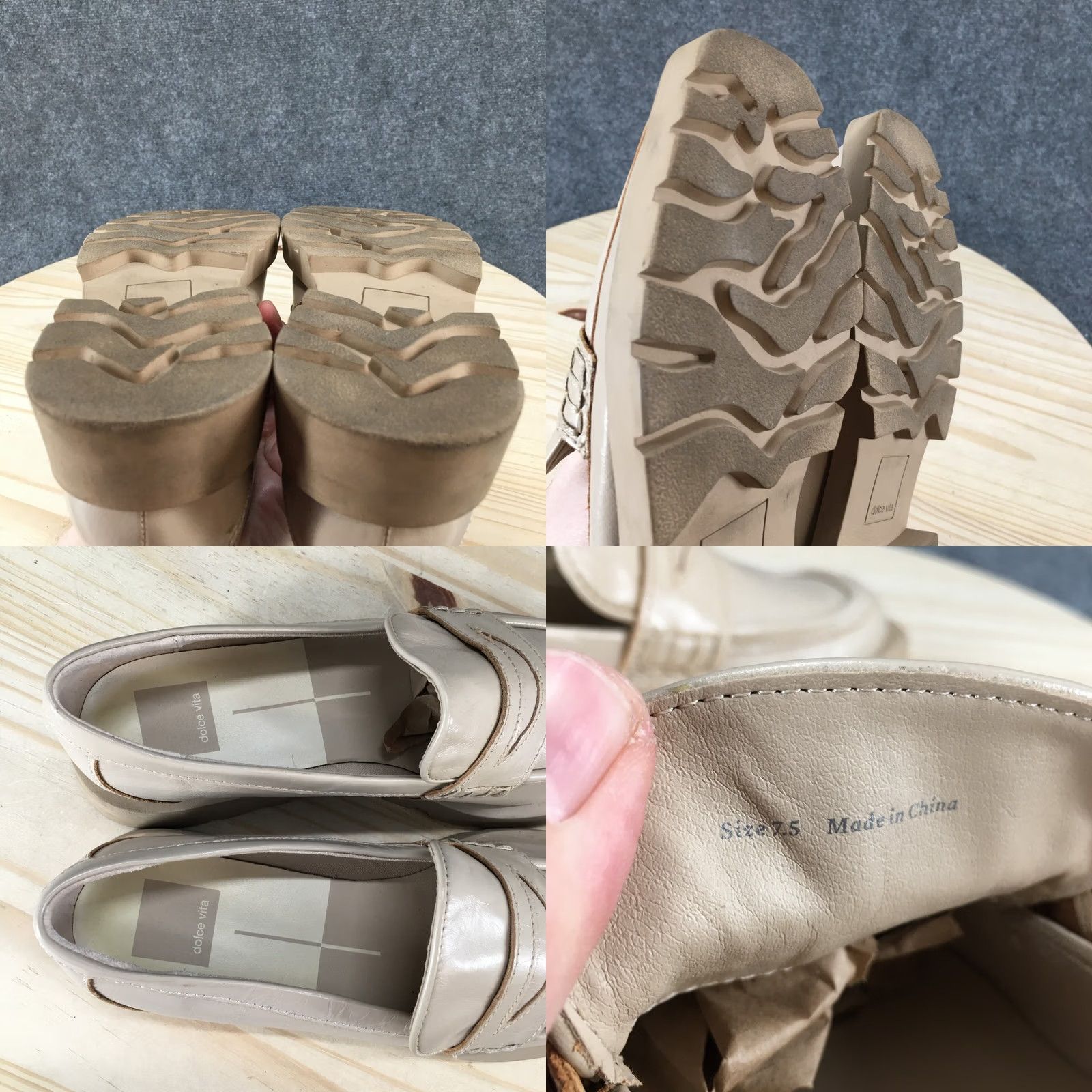 Dolce Vita Dolce Vita Women’s Elias Loafers Beige Slip On Casual Comfort Low Top Shoes Size M / US 6-8 / IT 42-44 - 9 Thumbnail