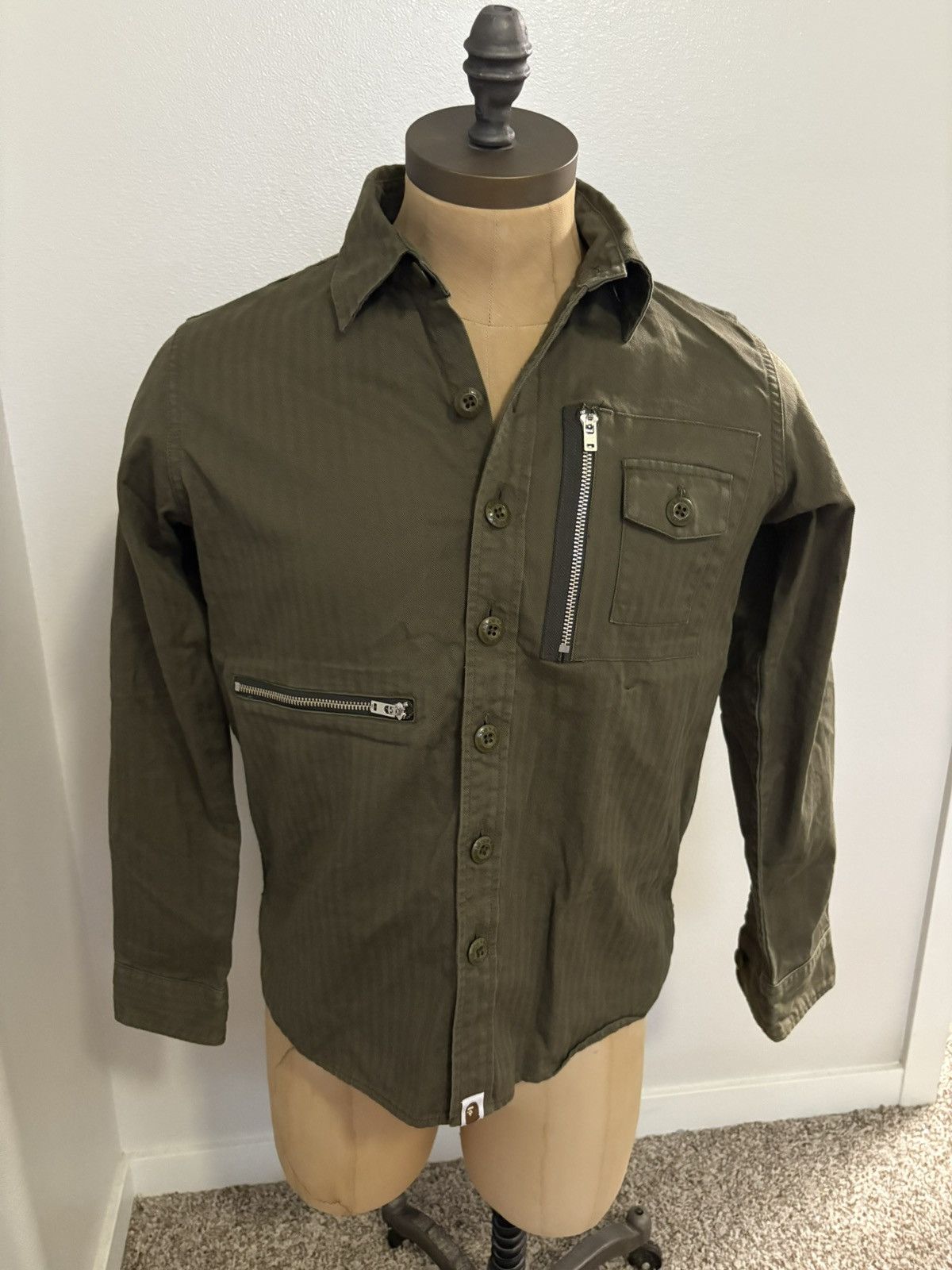 Bape (Bape) Task button up with zippers (rare) Size US L / EU 52-54 / 3 - 2 Thumbnail