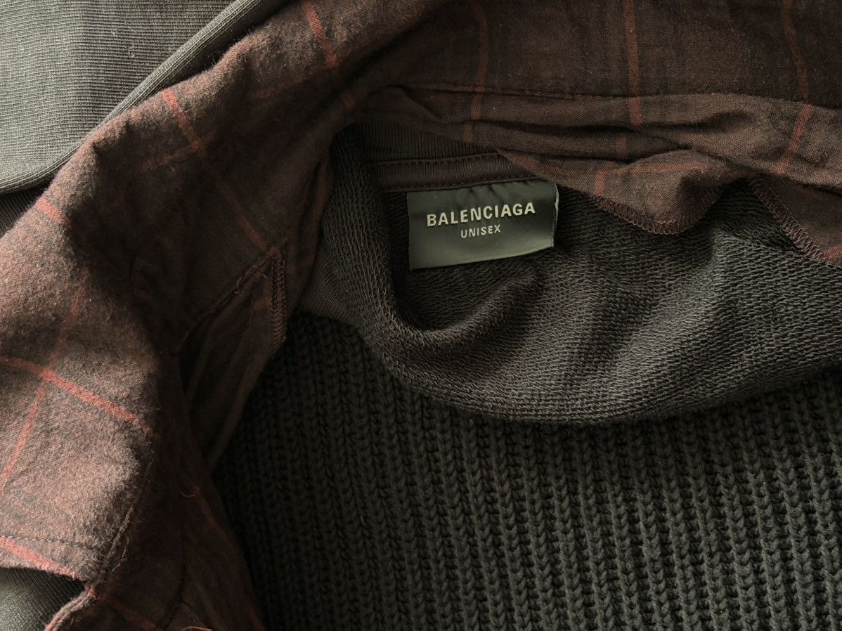 Balenciaga [Sample] 3000$ Spring24 Sample Layered hooded knitwear Size US XL / EU 56 / 4 - 8 Thumbnail
