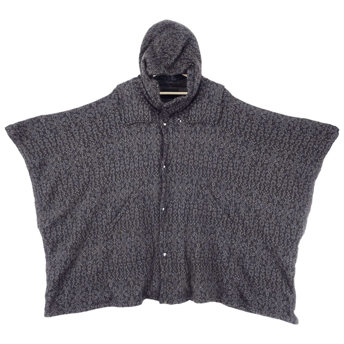 CABANE de ZUCCa × Zucca Zucca Wool Poncho Size M / US 6-8 / IT 42-44 - 3 Thumbnail