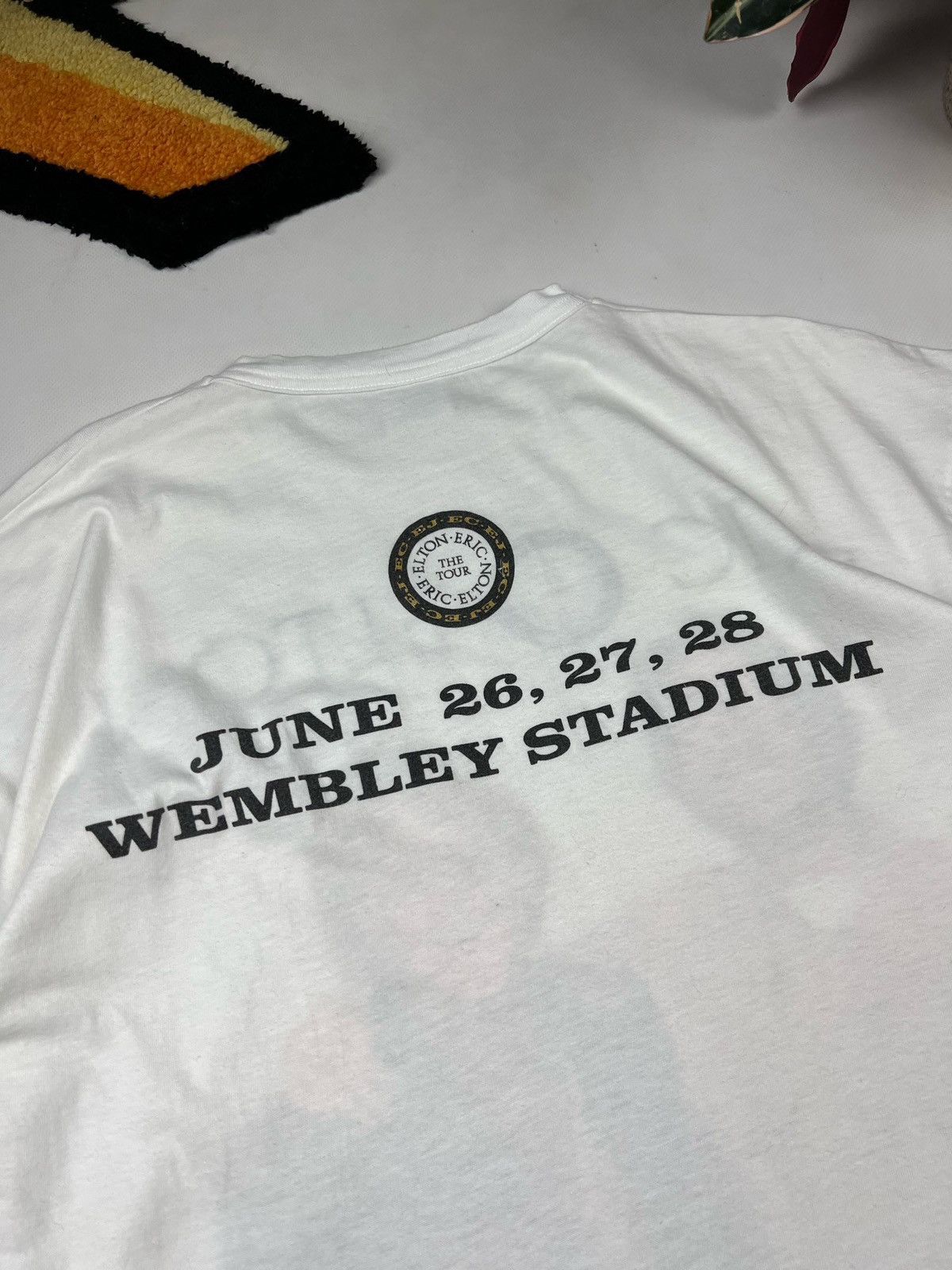 Band Tees × Vintage Vintage Elton John Eric Clapton Tour T Shirt Size XL Size US XL / EU 56 / 4 - 10 Thumbnail