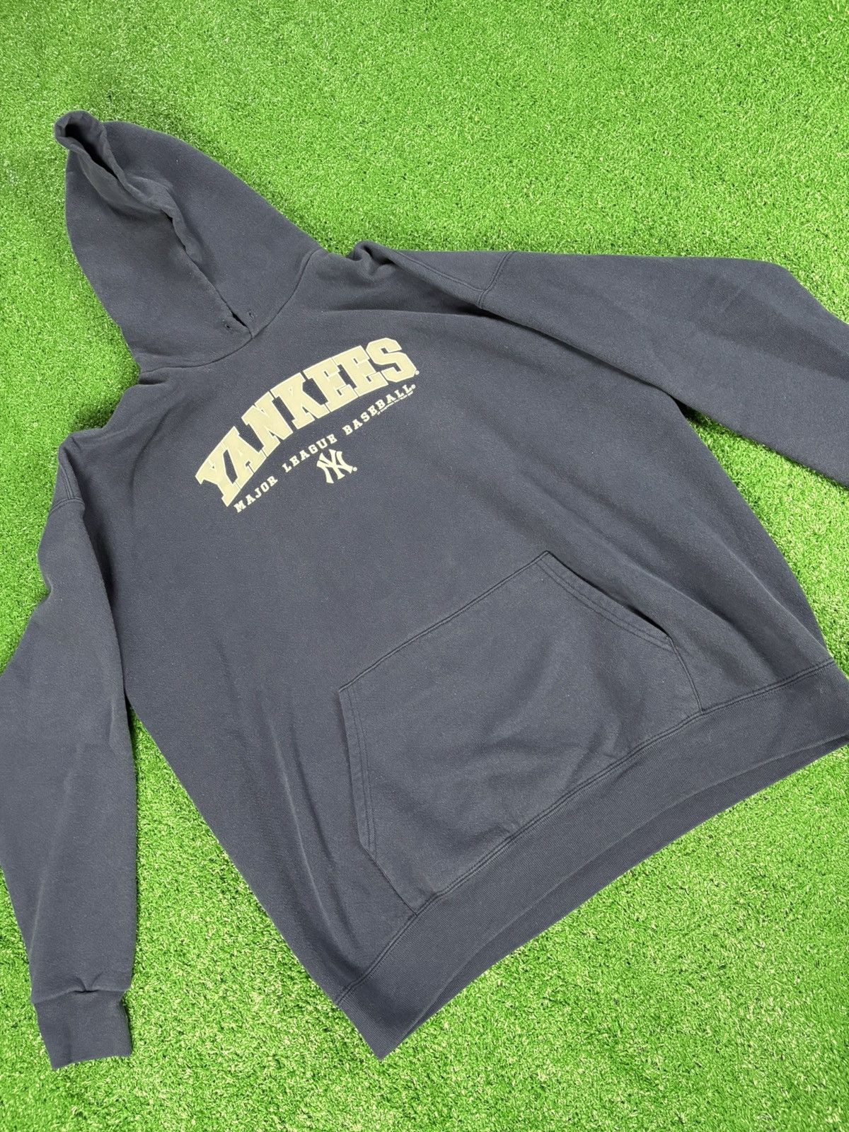 New York Yankees × Vintage Vintage 2007 New York Yankees Hoodie Sweatshirt Size US XL / EU 56 / 4 - 2 Thumbnail