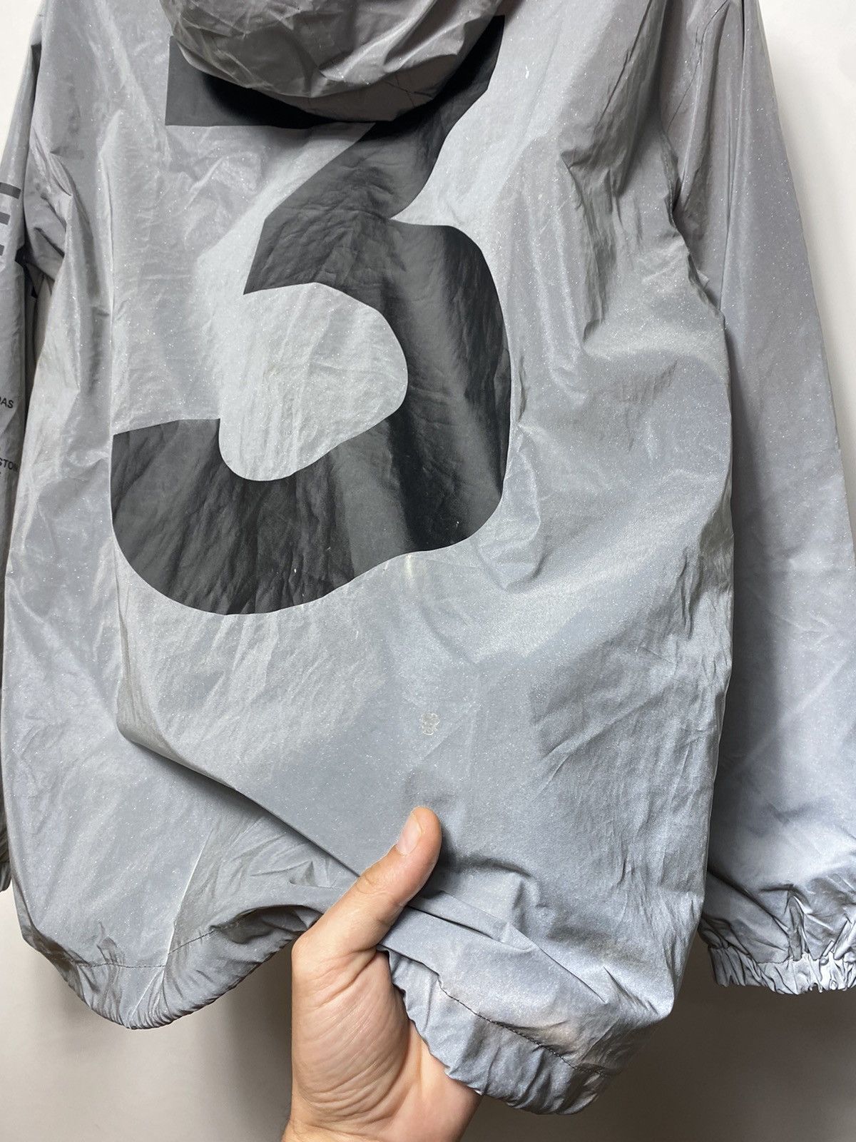 Vintage Adidas Kanye West Yeezus tour reflective windbreaker jacket Size US M / EU 48-50 / 2 - 13 Thumbnail