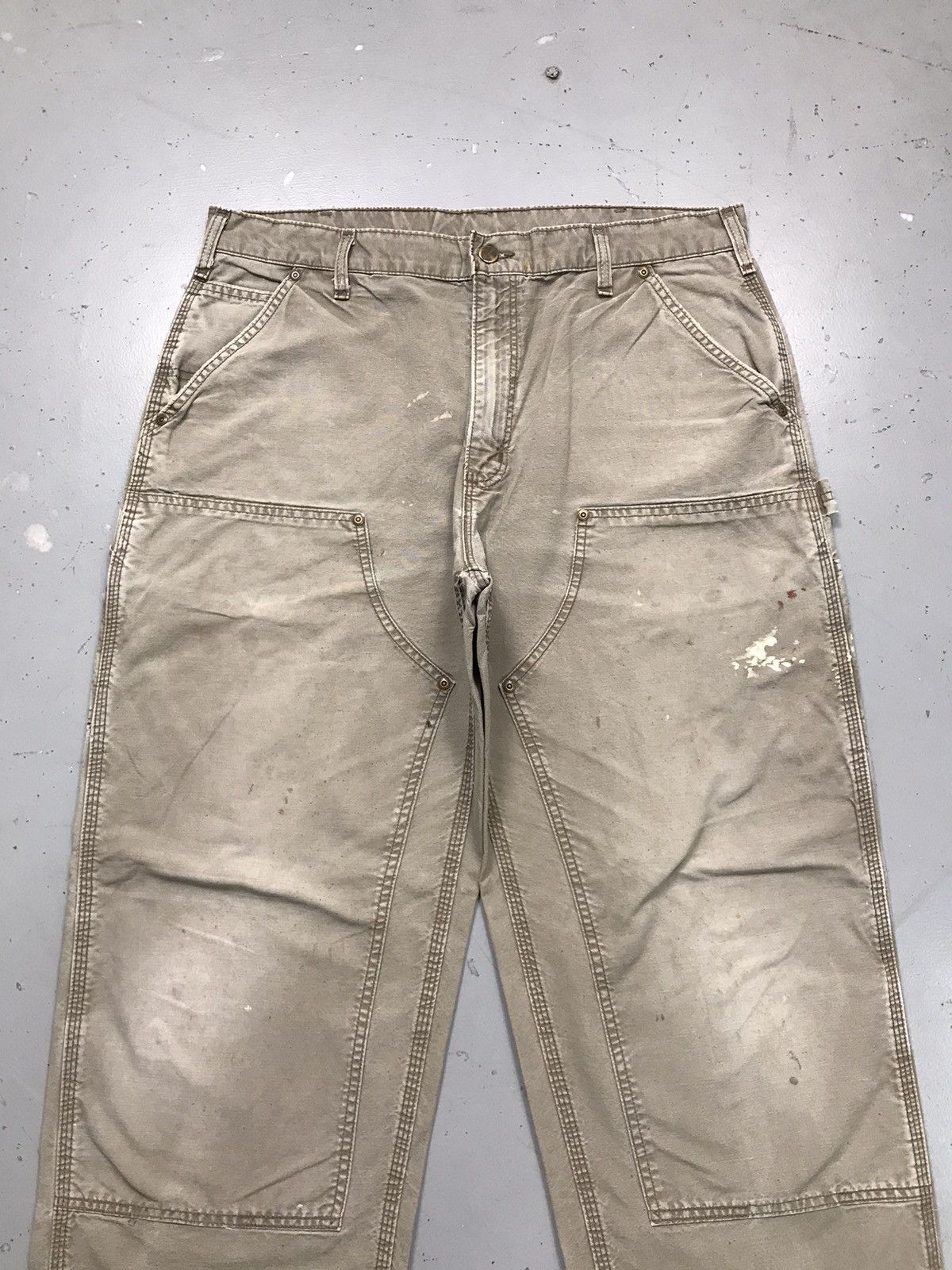 Carhartt Vintage Carhartt B195LBR double knee workwear denim Size US 36 / EU 52 - 5 Thumbnail