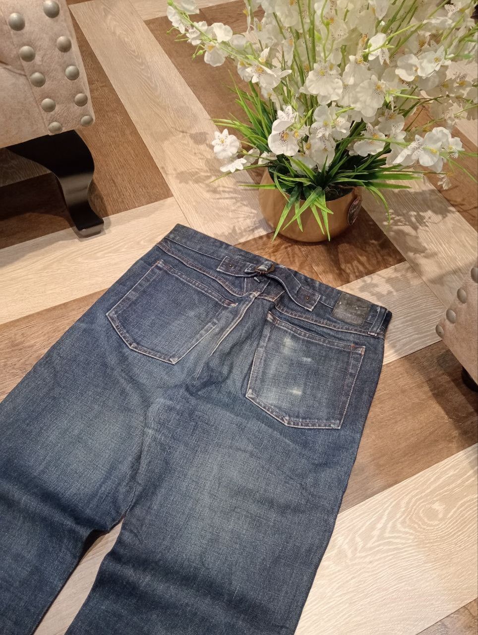 Marithe + Francois Girbaud MARITHE FRANCOIS GIRBAUD JAPAN BLUE DENIM PANTS Size US 31 - 14 Thumbnail