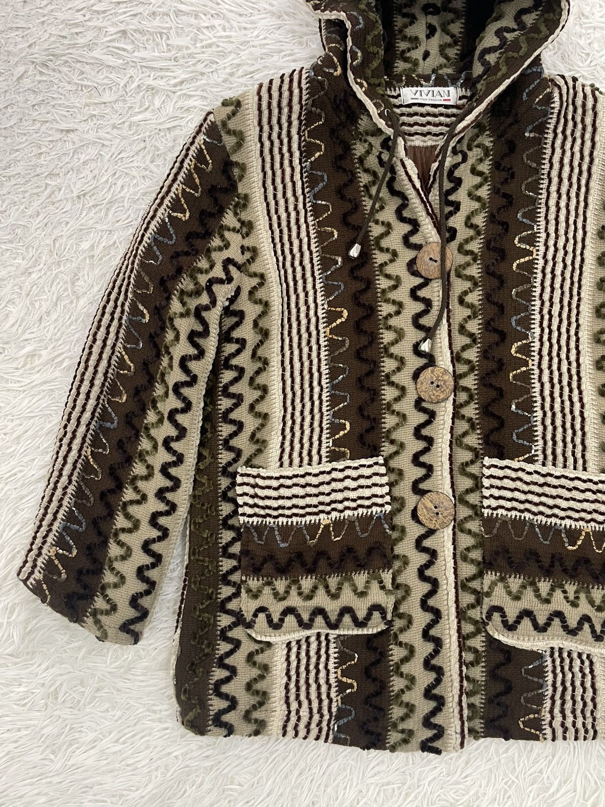 Art Comes First Cozy art jacket hooded by vivian Size M / US 6-8 / IT 42-44 - 3 Thumbnail