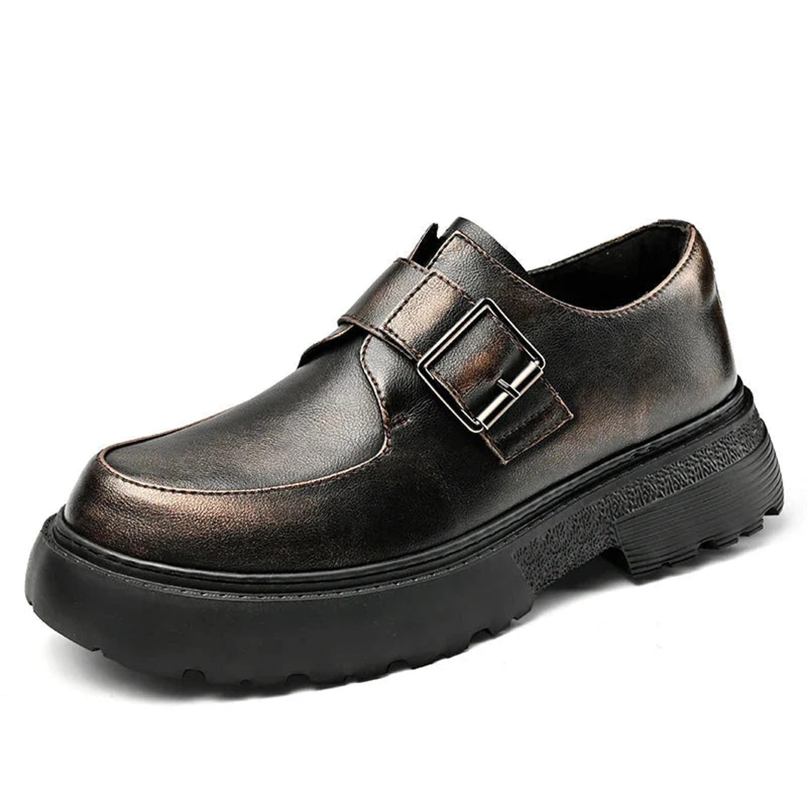 Other Chunky Sole Buckled Derby Shoes Size US 8 / EU 41 - 2 Thumbnail