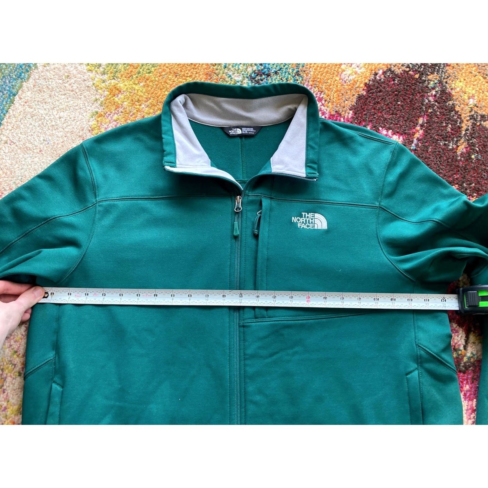 The North Face The North Face Mens Performance Jacket Green Sz XL 200 WT Cinder Full Zip Fleece Size US XL / EU 56 / 4 - 7 Thumbnail