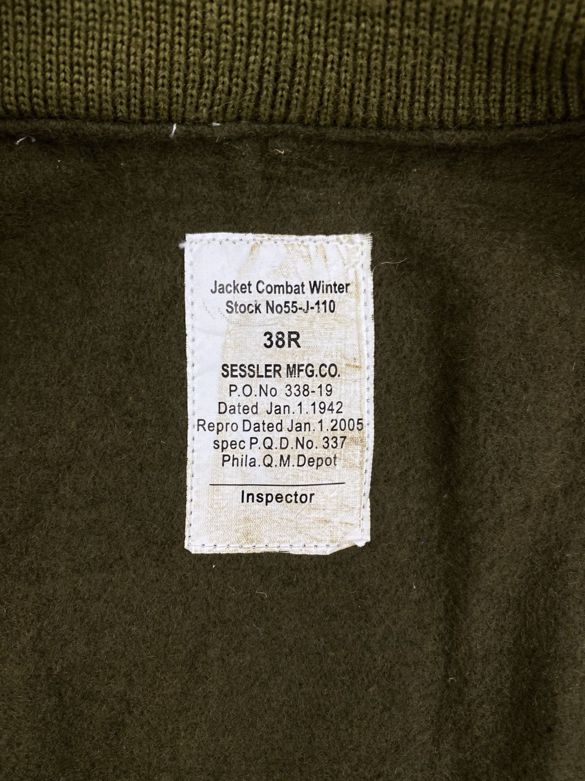 Vintage Vintage SESSLER MFG Combat Buzz Rickson’s Style Jacket Size US M / EU 48-50 / 2 - 8 Thumbnail