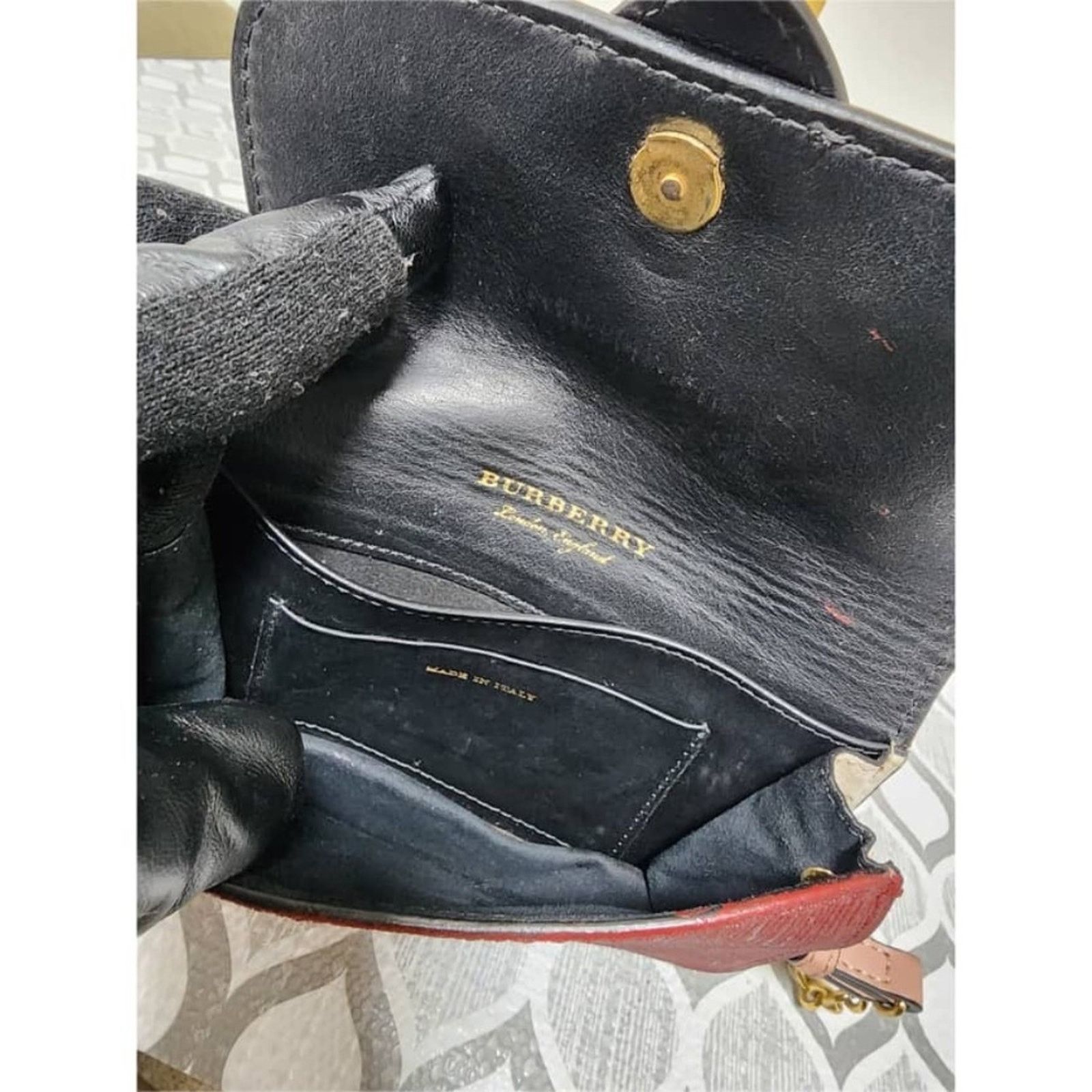 Burberry Auth Burberry Owl Chain-Linked Crossbody Bag Multicolored Size ONE SIZE - 13 Thumbnail