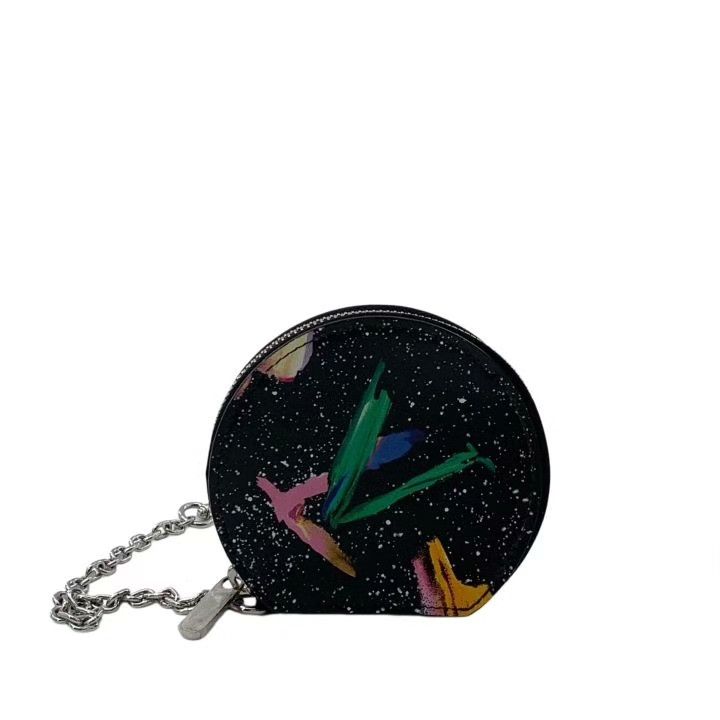 Louis Vuitton Louis Vuitton Black Starry Logo Key Chain Wallet Size ONE SIZE - 1 Thumbnail