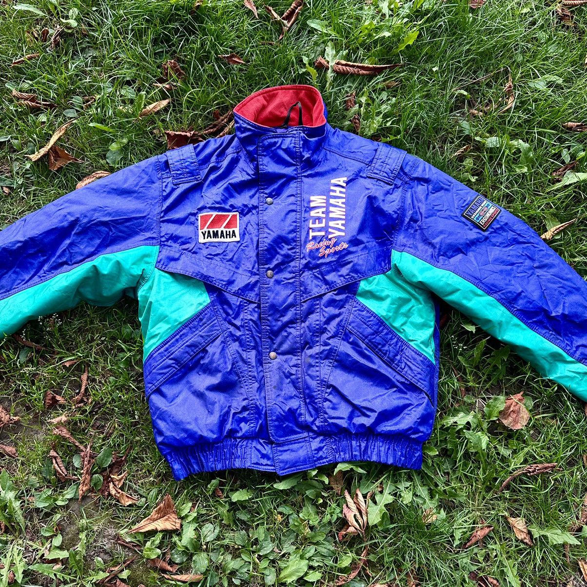 Yamaha Yamaha Moto Racing Japan Style Rare Jacket Vintage Size US L / EU 52-54 / 3 - 1 Thumbnail