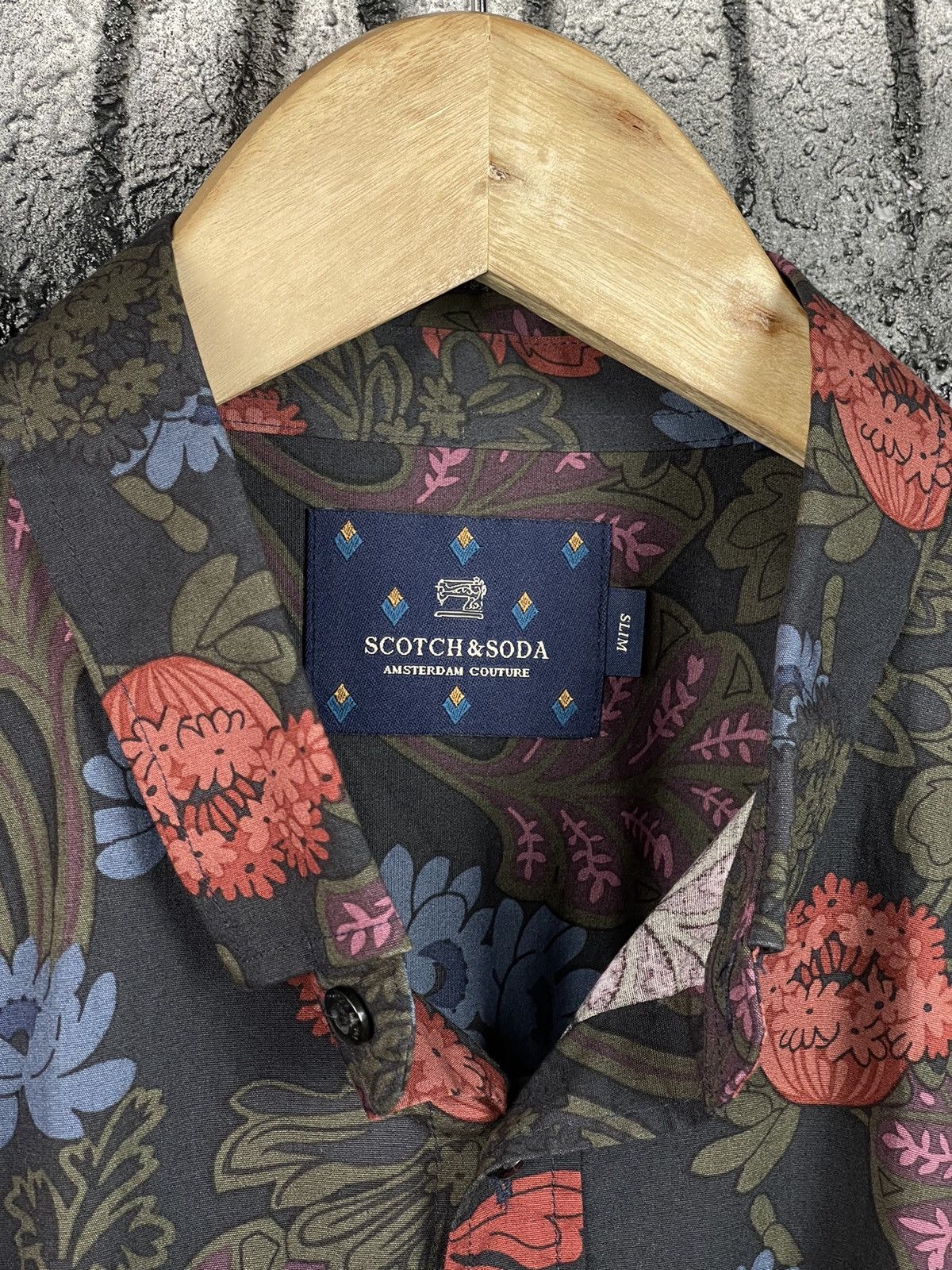 Scotch & Soda Scotch & Soda Amsterdam Couture Slim Fit Button Up Shirt Size L Size US L / EU 52-54 / 3 - 5 Thumbnail