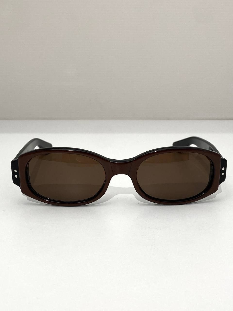 Gucci Gucci x Tom Ford GG Logo Retro Oval Black Sunglasses Vintage Size ONE SIZE - 6 Thumbnail