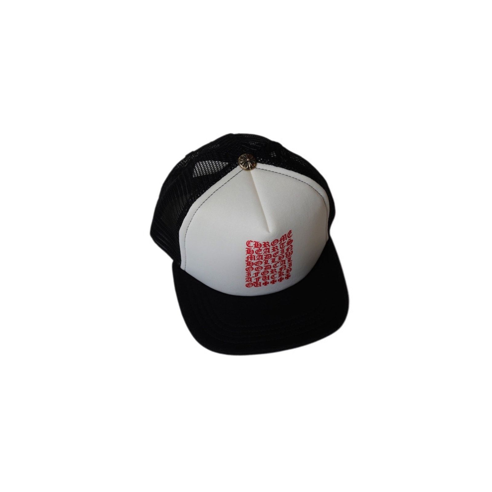 Chrome Hearts Black Eyechart Trucker Hat Size ONE SIZE - 2 Thumbnail