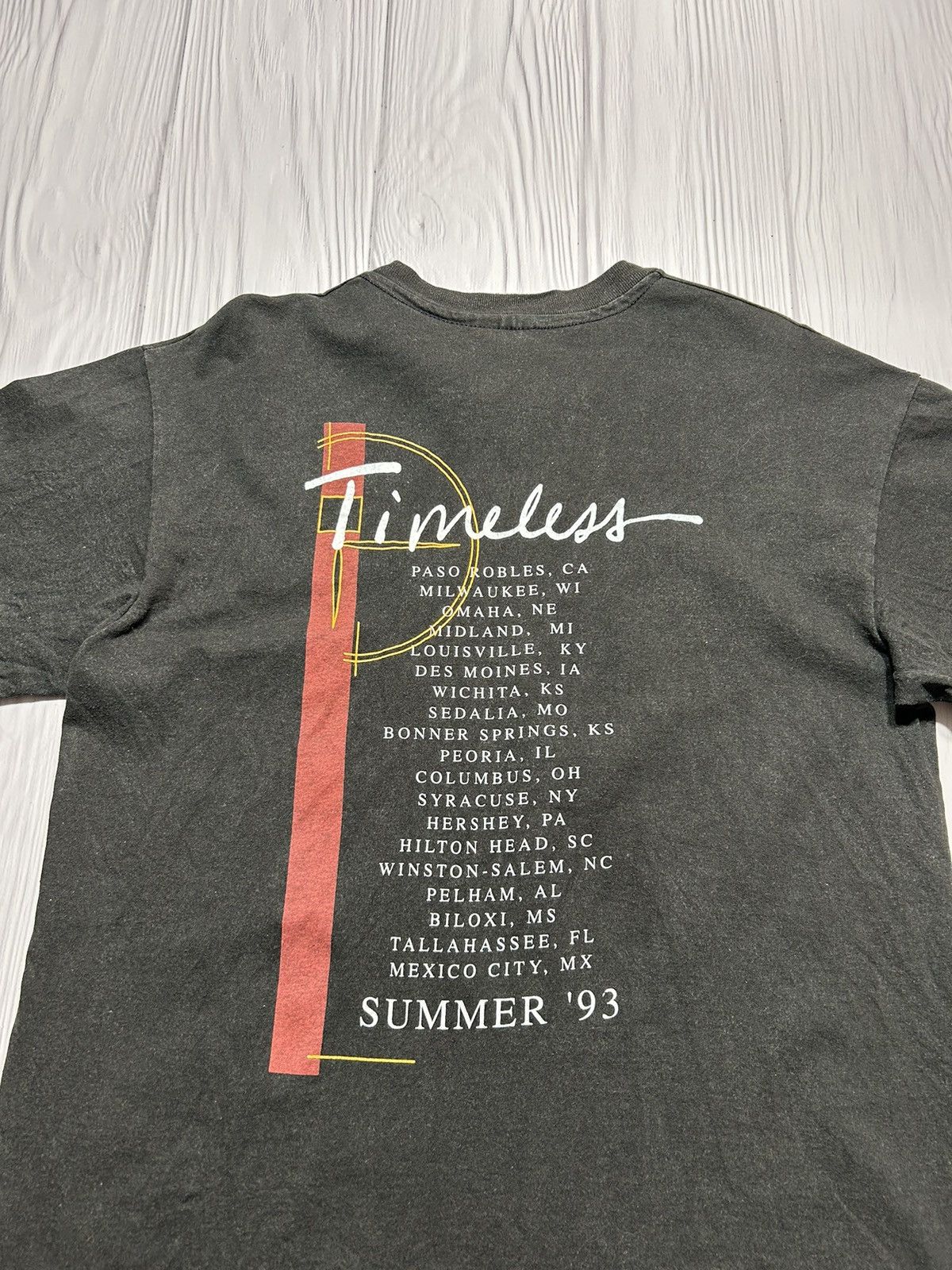 Band Tees Vintage 1993 Singer Michael Bolton Timeless Tour T-Shirt Size US L / EU 52-54 / 3 - 14 Thumbnail