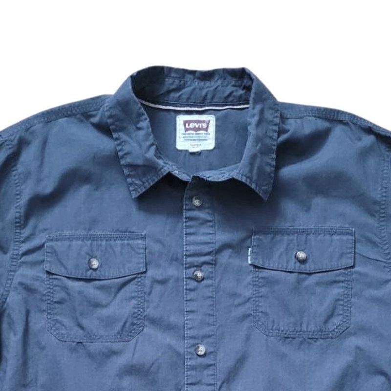 Levi's Levis Blue Shirt | Size XL Size US XL / EU 56 / 4 - 3 Thumbnail