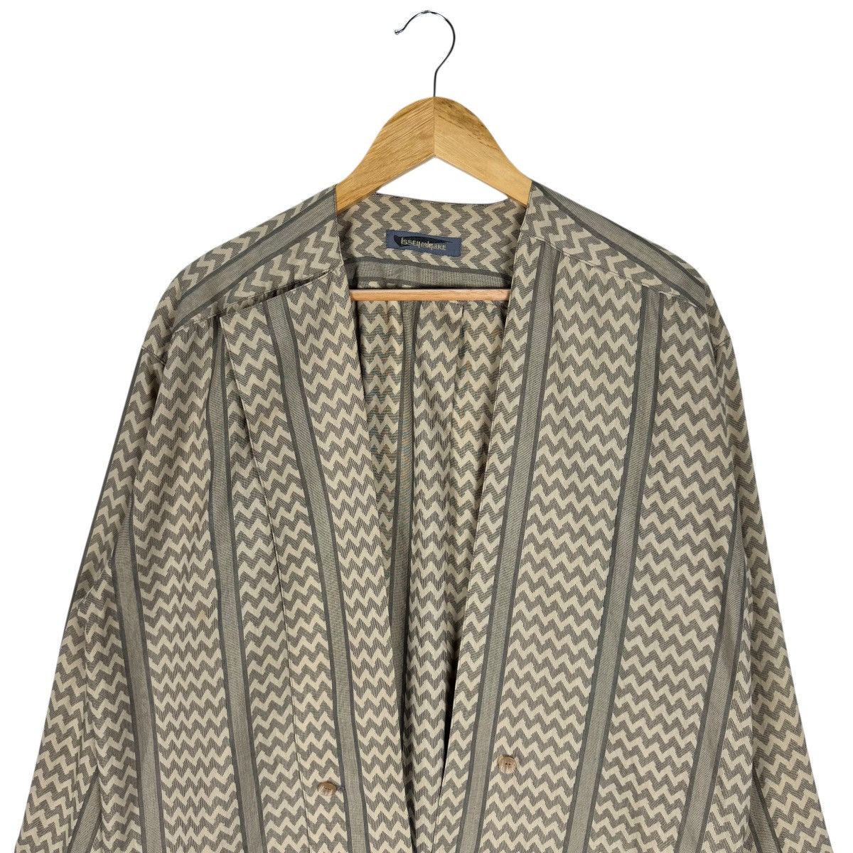 Issey Miyake 🌟80s ISSEY MIYAKE STRIPED WOMEN CARDIGAN Size M / US 6-8 / IT 42-44 - 3 Thumbnail