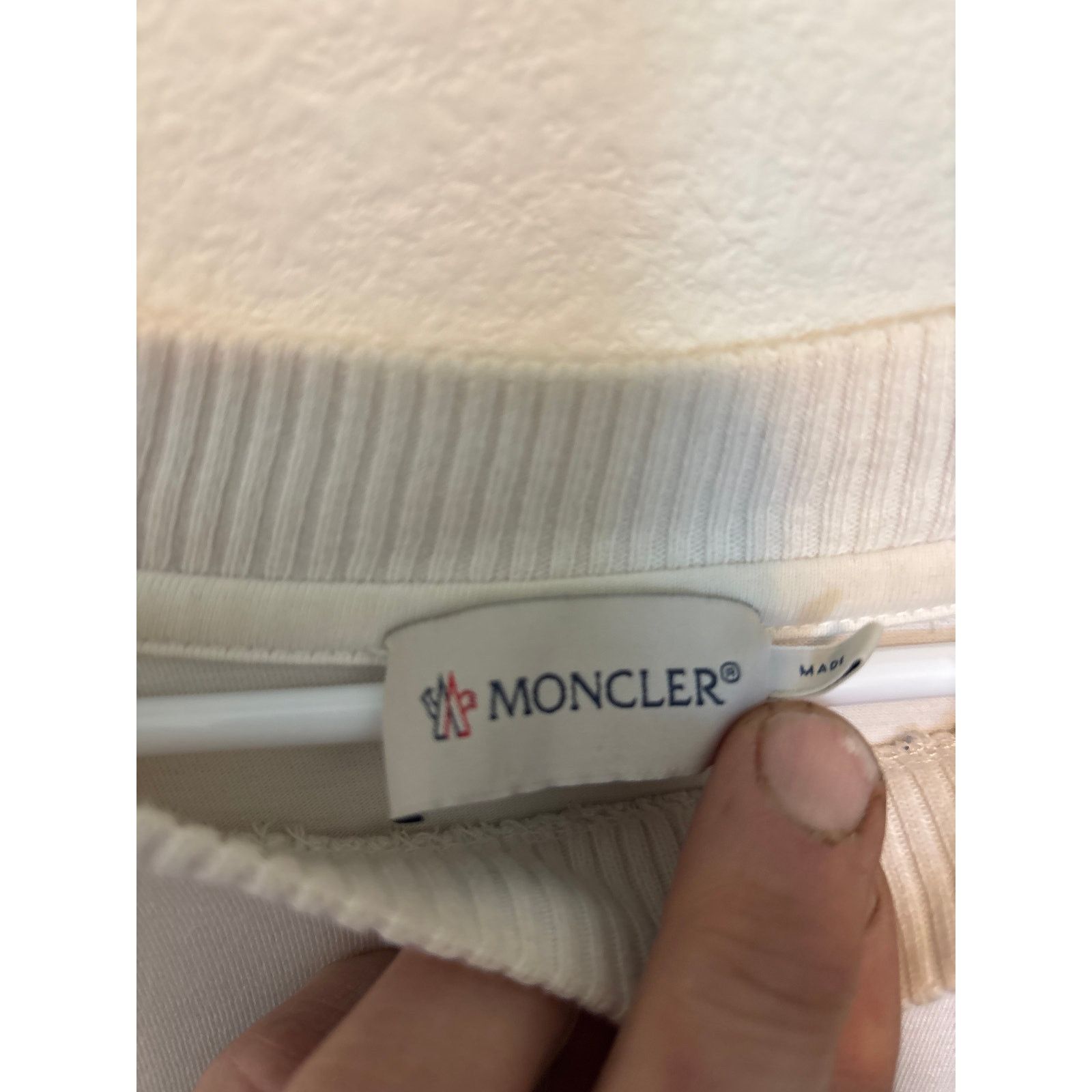 Moncler Moncler X Off-White heavy LS tee Size US XXL / EU 58 / 5 - 3 Thumbnail