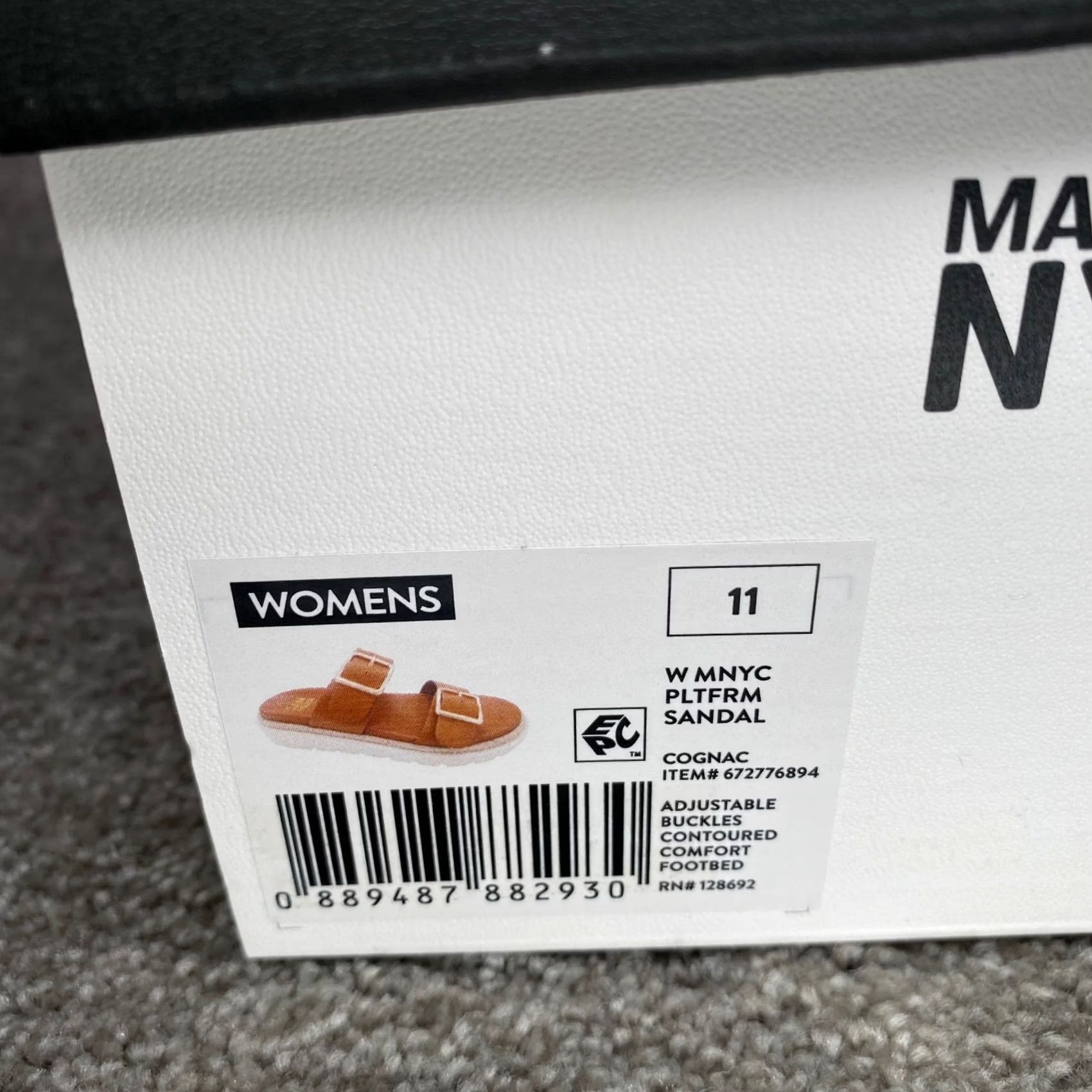 Steve Madden Steve Madden NYC Women’s Platform Sandals Women’s Size 11 Tan Raffia Buckle Ankle Strap Rubber Outsole Summer Casual Size US 11 / IT 41 - 6 Thumbnail