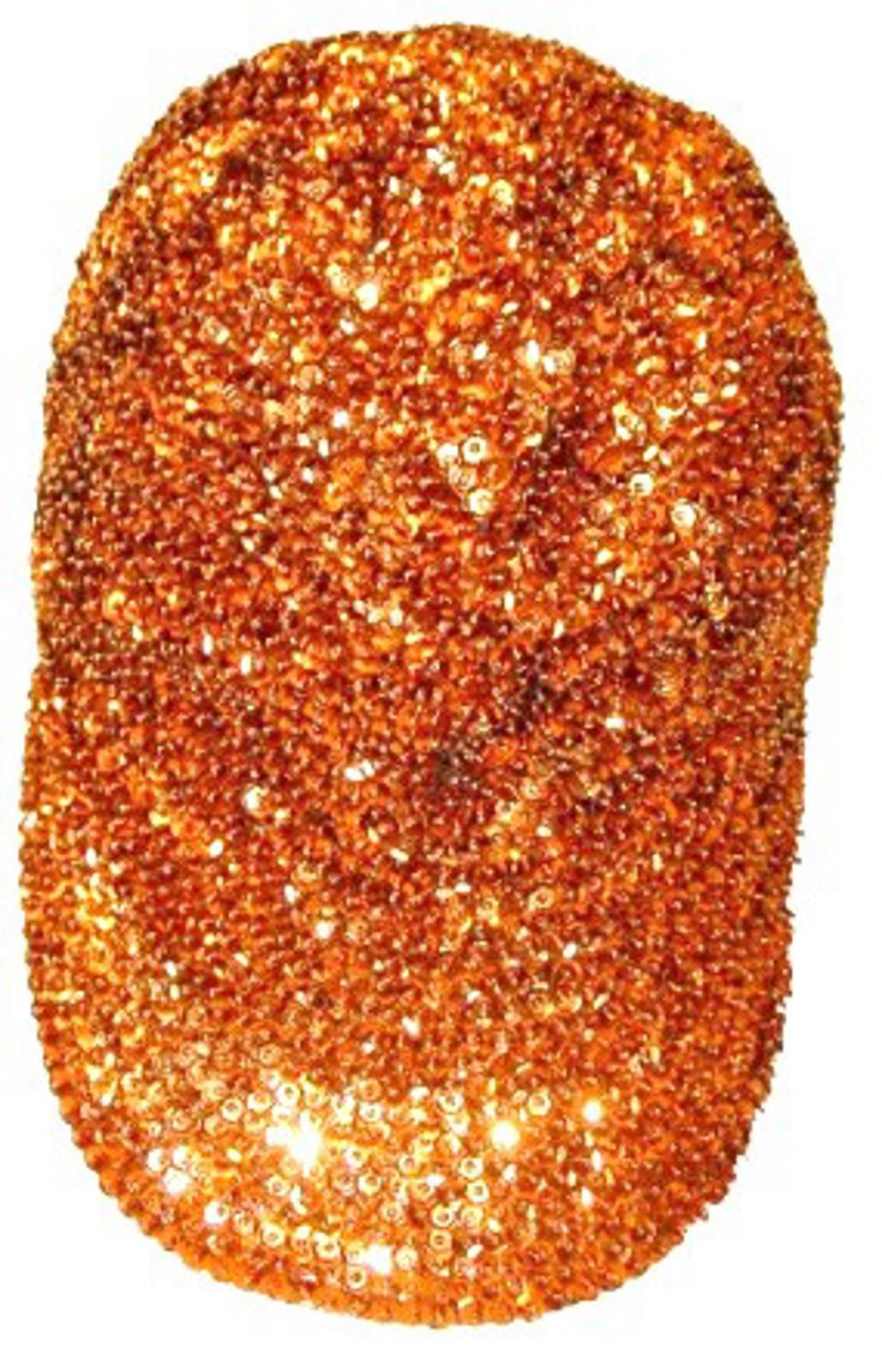 Designer Sequin Baseball Cap Brown/Copper Size ONE SIZE - 1 Preview