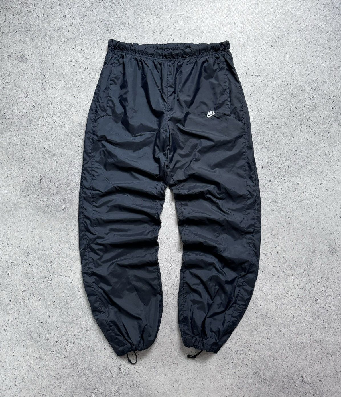 Nike × Vintage Nike Nylon Track Pants Vintage Pants Drill Y2K Joggers Size US 34 / EU 50 - 3 Thumbnail