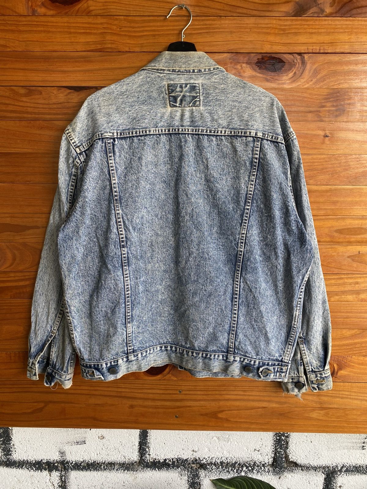 Vintage Vintage Bobson American Basic Acid Wash Denim Jacket 80s–90s Size US XL / EU 56 / 4 - 17 Thumbnail