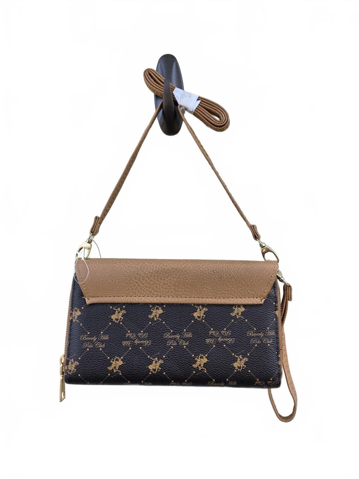 Beverly Hills Polo Club Beverly Hills Polo Club Brown & Black 3-Way Crossbody Bag Size ONE SIZE - 5 Thumbnail