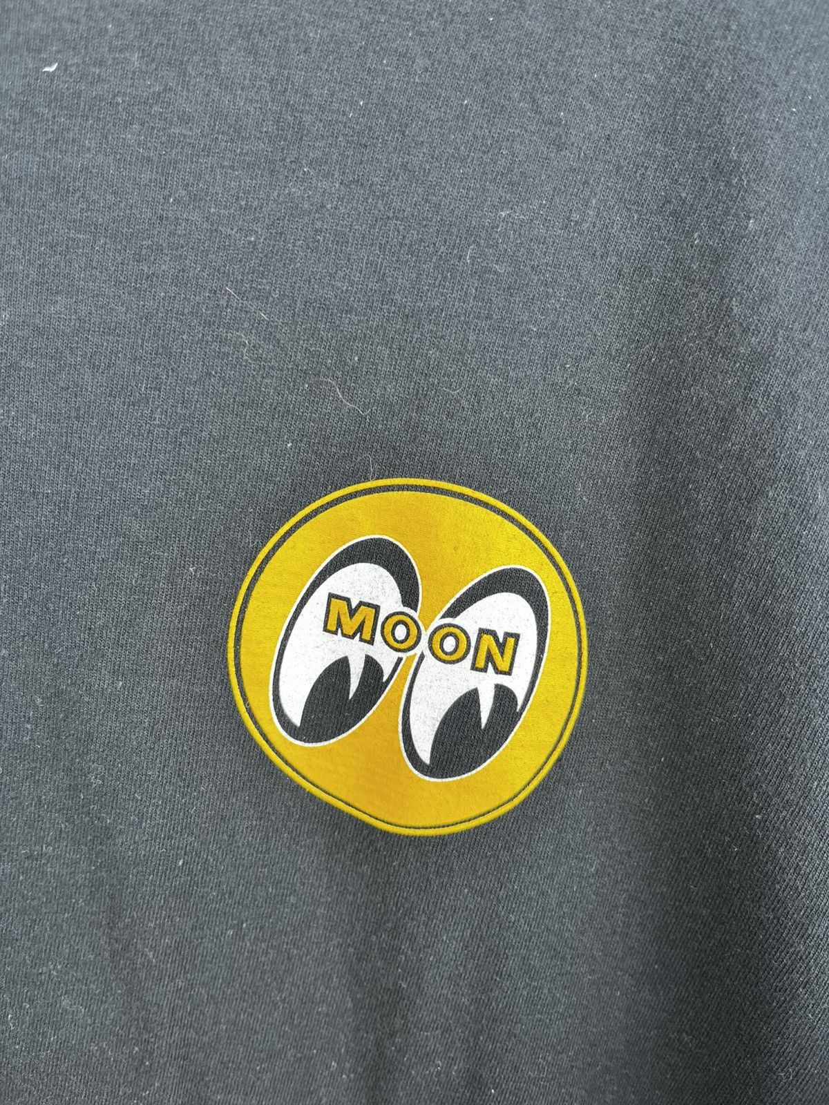 Vintage Men's Mooneyes Moon Equipped Classic Logo T-Shirt Black Size US M / EU 48-50 / 2 - 7 Thumbnail