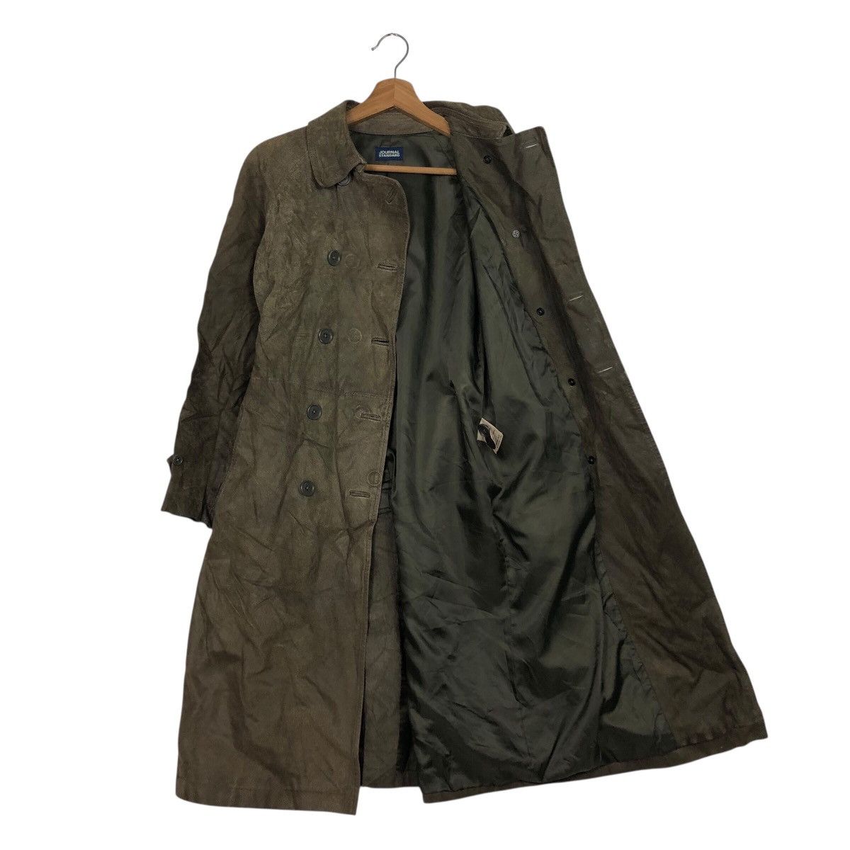 Japanese Brand 📌Vintage Leather Long Jacket Journal Standard Issey Miyake Size US M / EU 48-50 / 2 - 13 Thumbnail