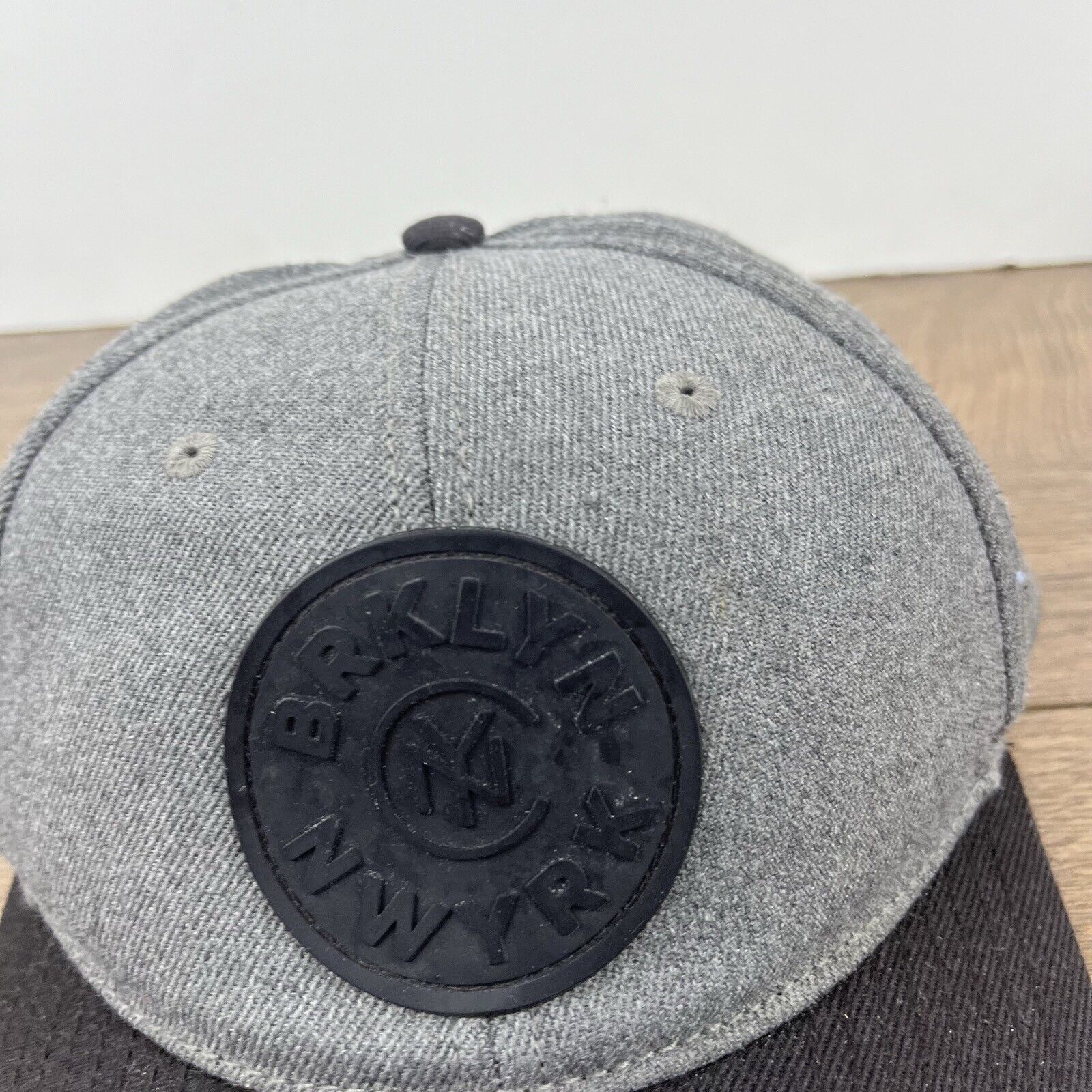 Other Brooklyn New York Hat NY Snapback Hat Gray Adjustable Hat Ad Size ONE SIZE - 7 Thumbnail