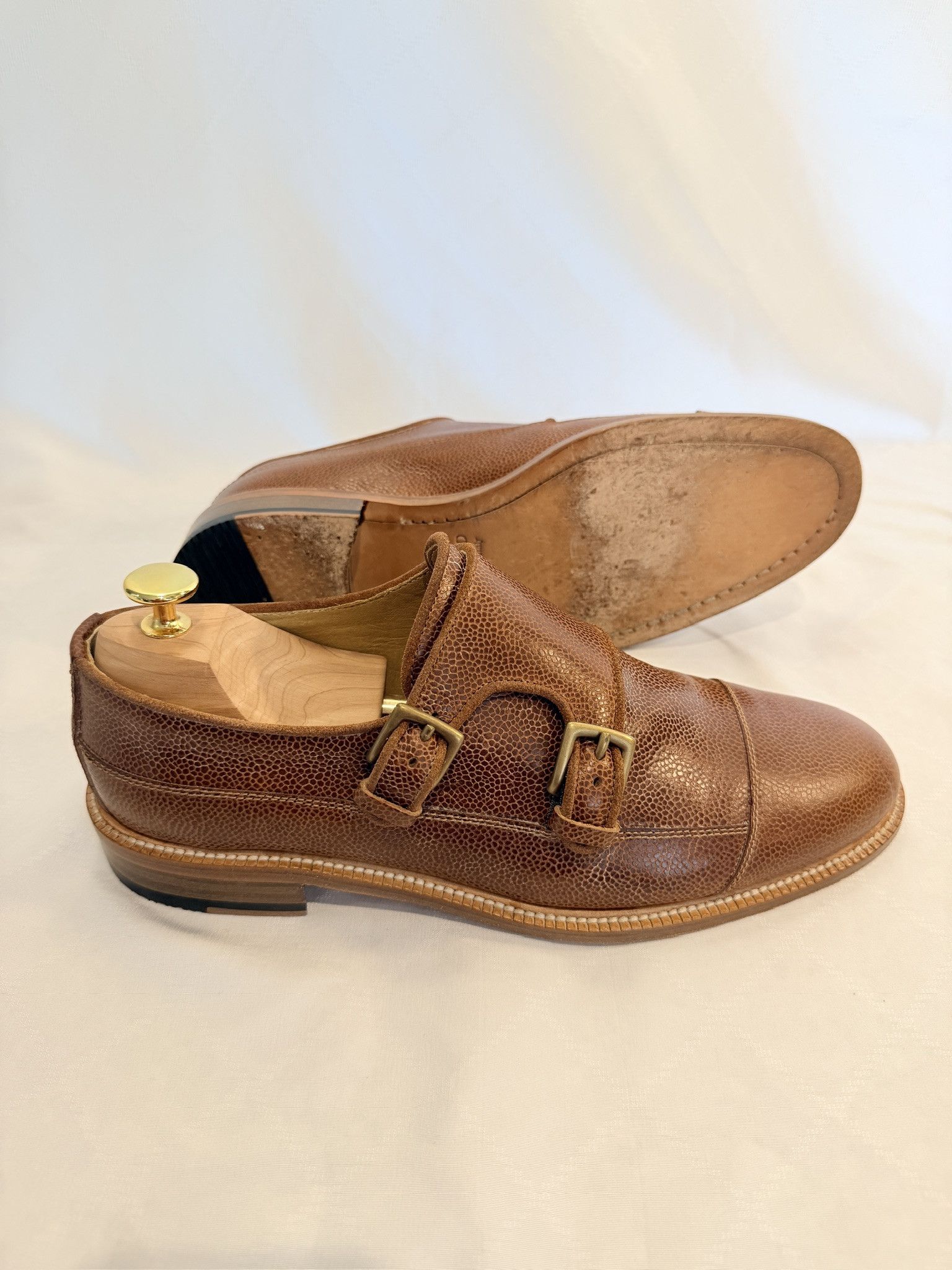 Billy Reid Billy Reid - Carmel Leather Double-Monks Size US 8.5 / EU 41-42 - 4 Thumbnail