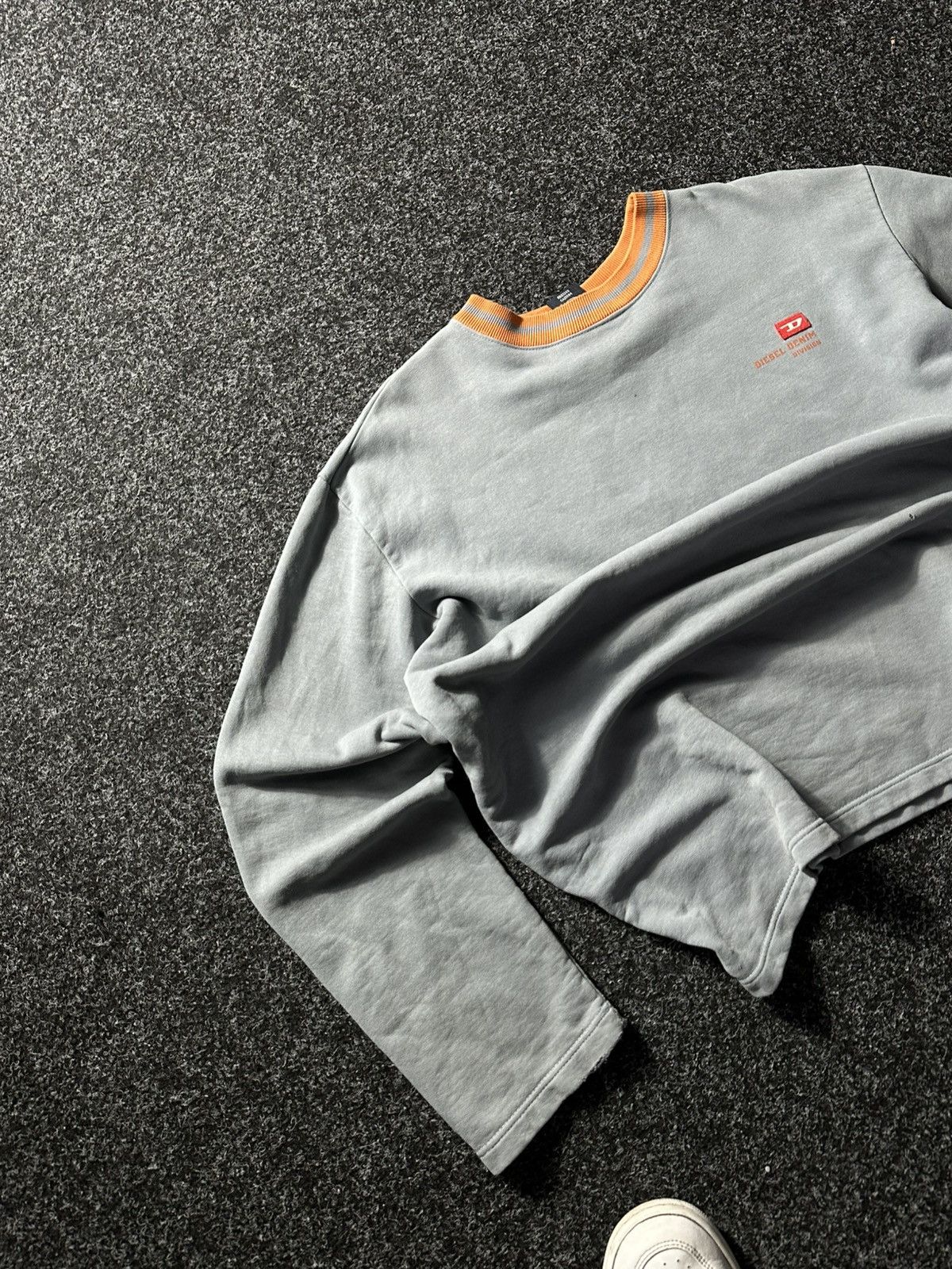 Diesel × Vintage 🚨Vintage Diesel Big Logo Y2K 00s Boxy sweatshirt Hype Rare Size US XXL / EU 58 / 5 - 2 Thumbnail